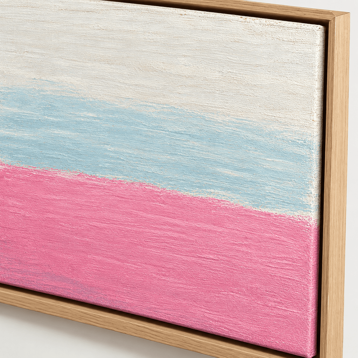 Pink and Blue Wall Art – Horizon Bloom by Rossetti Art