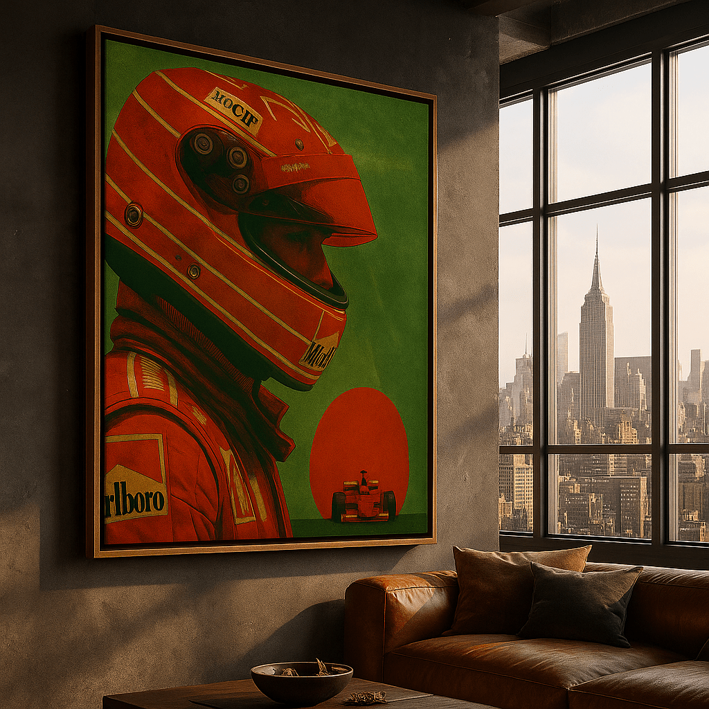 Canvas Print: Velocity of Silence – Abstract Racing Canvas Print | Rossetti Art modern abstract canvas wall art by Rossetti Art – luxury interior design artwork for living room, bedroom, office – abstract wall art canvas print art Chiara Rossetti