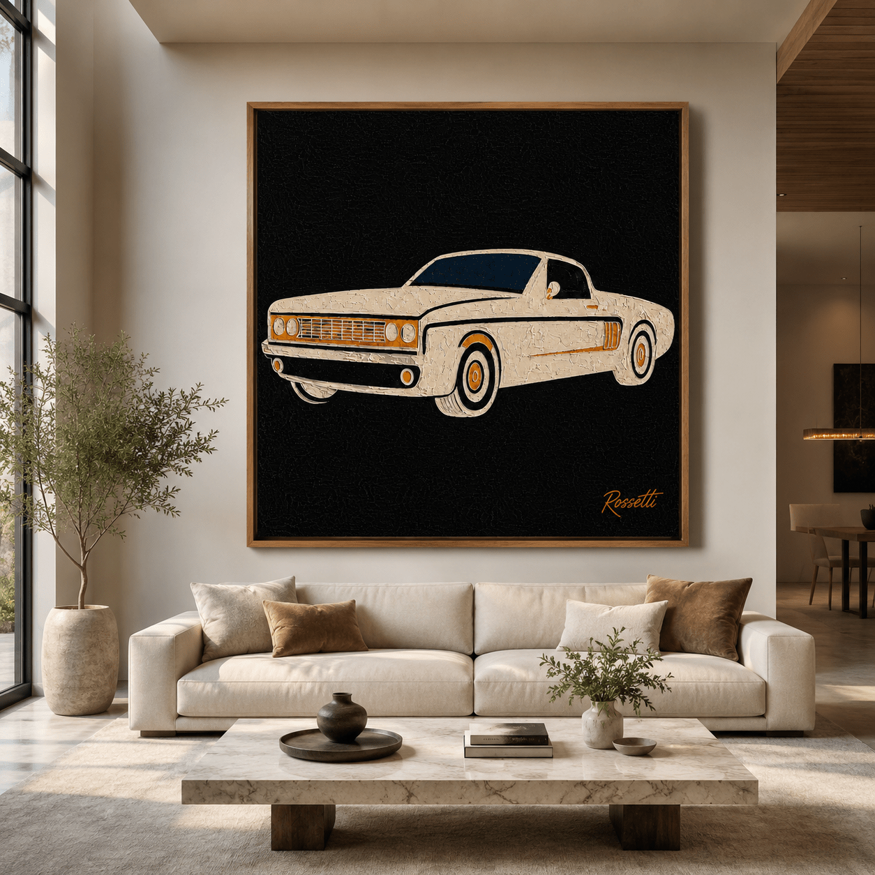Car Canvas Wall Art