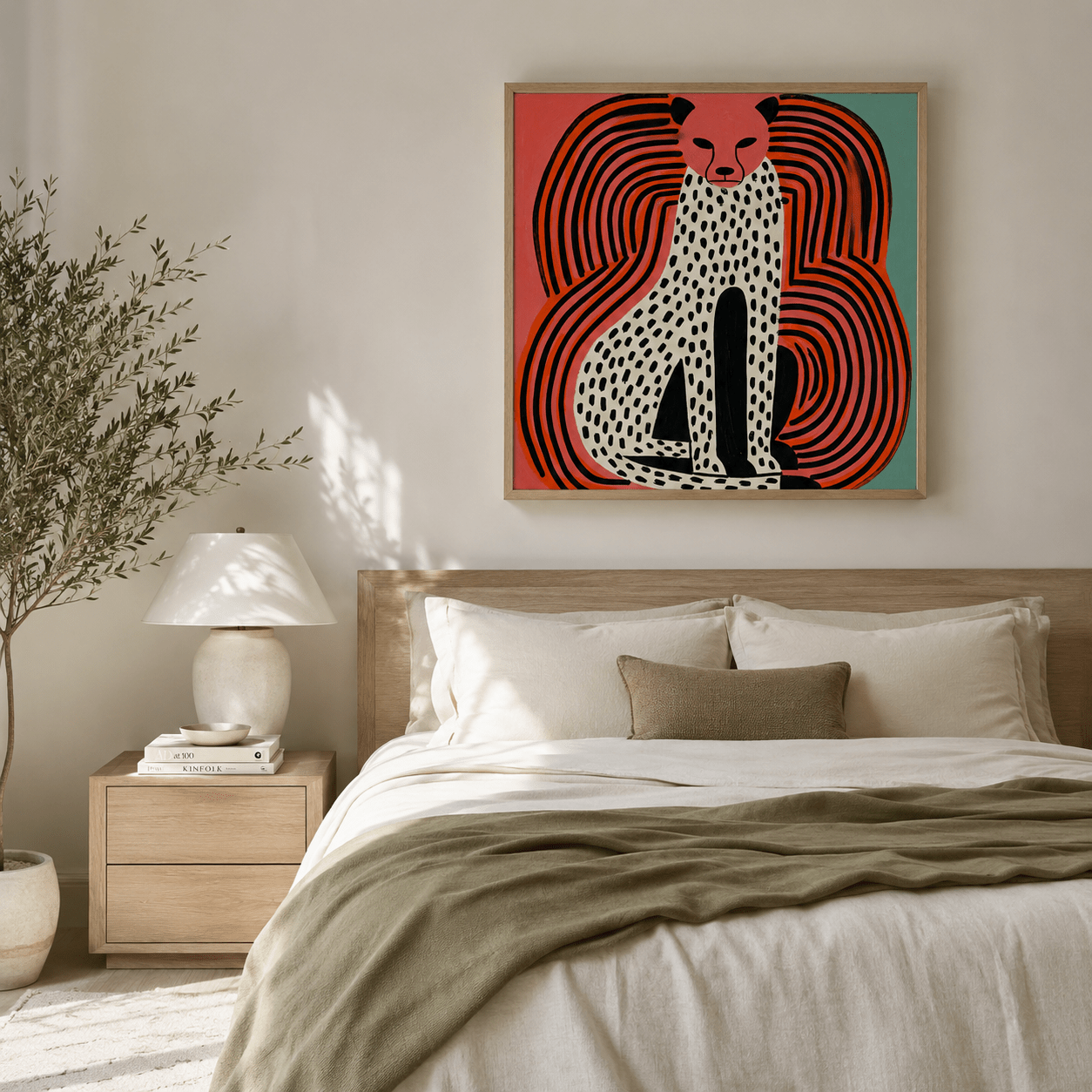 Cheetah Art Print Canvas — Wild Pulse by Rossetti Art