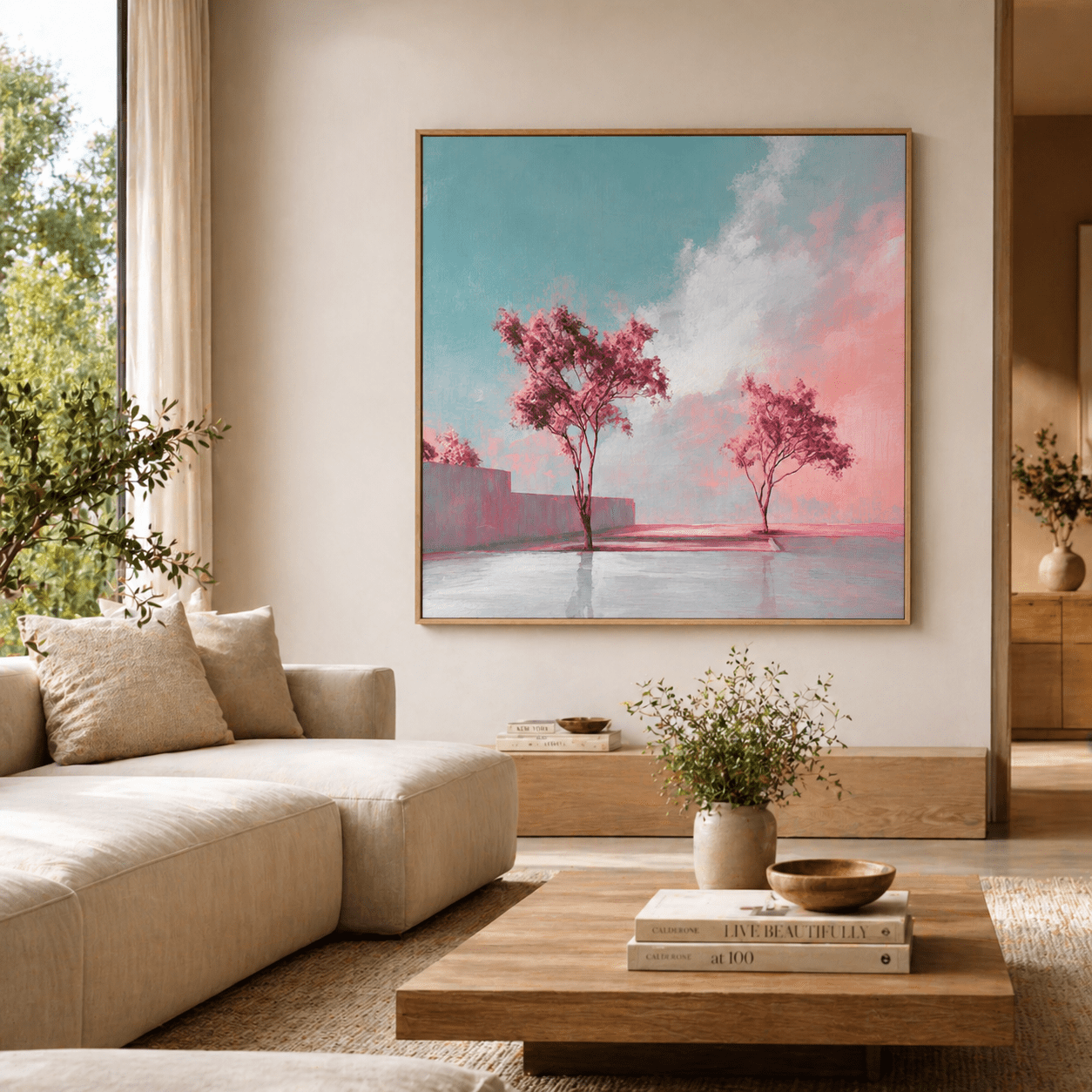 Cherry Blossom Tree Canvas Print — Blossom Reverie by Rossetti Art