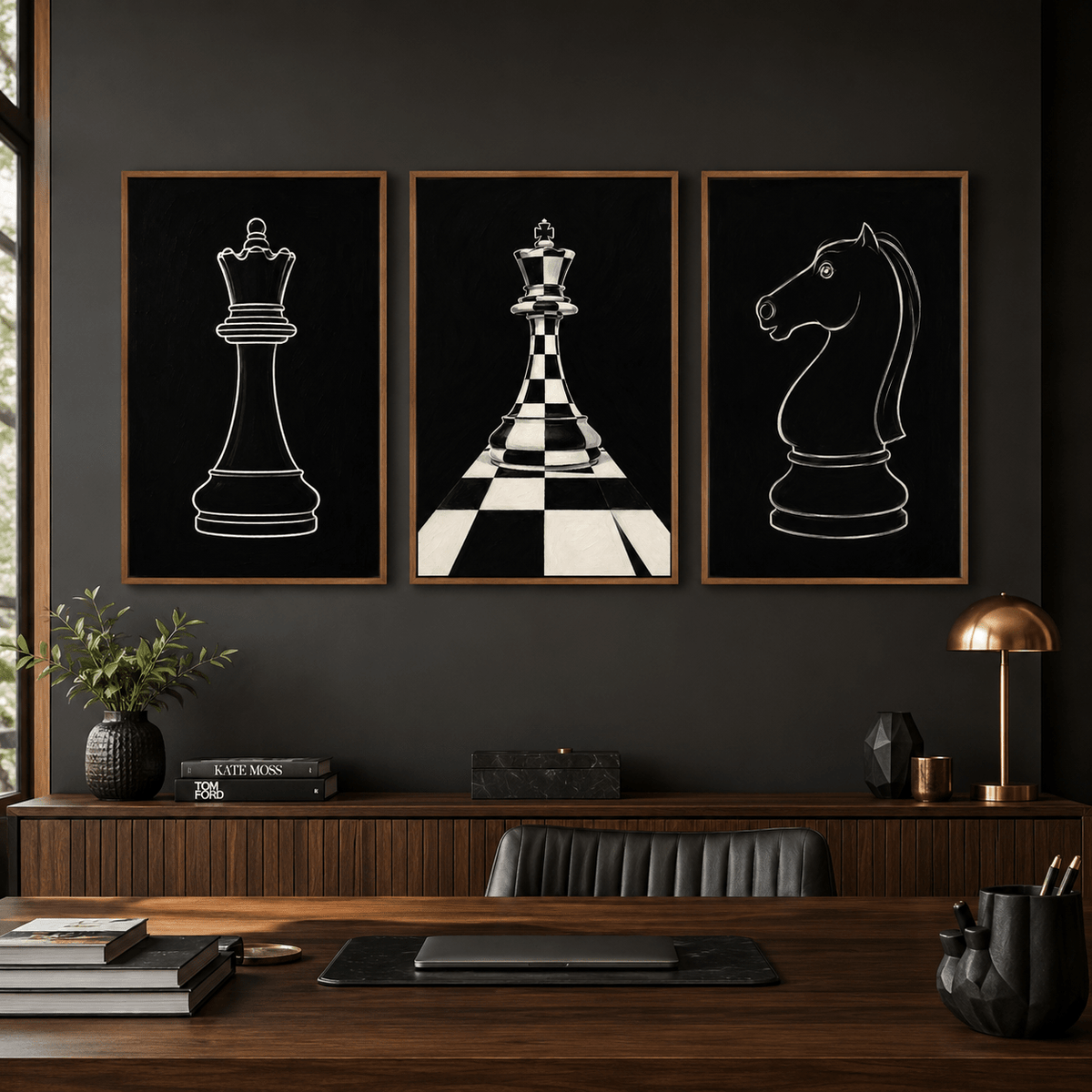 Chess Wall Art Canvas Print — Game of Kings by Rossetti Art