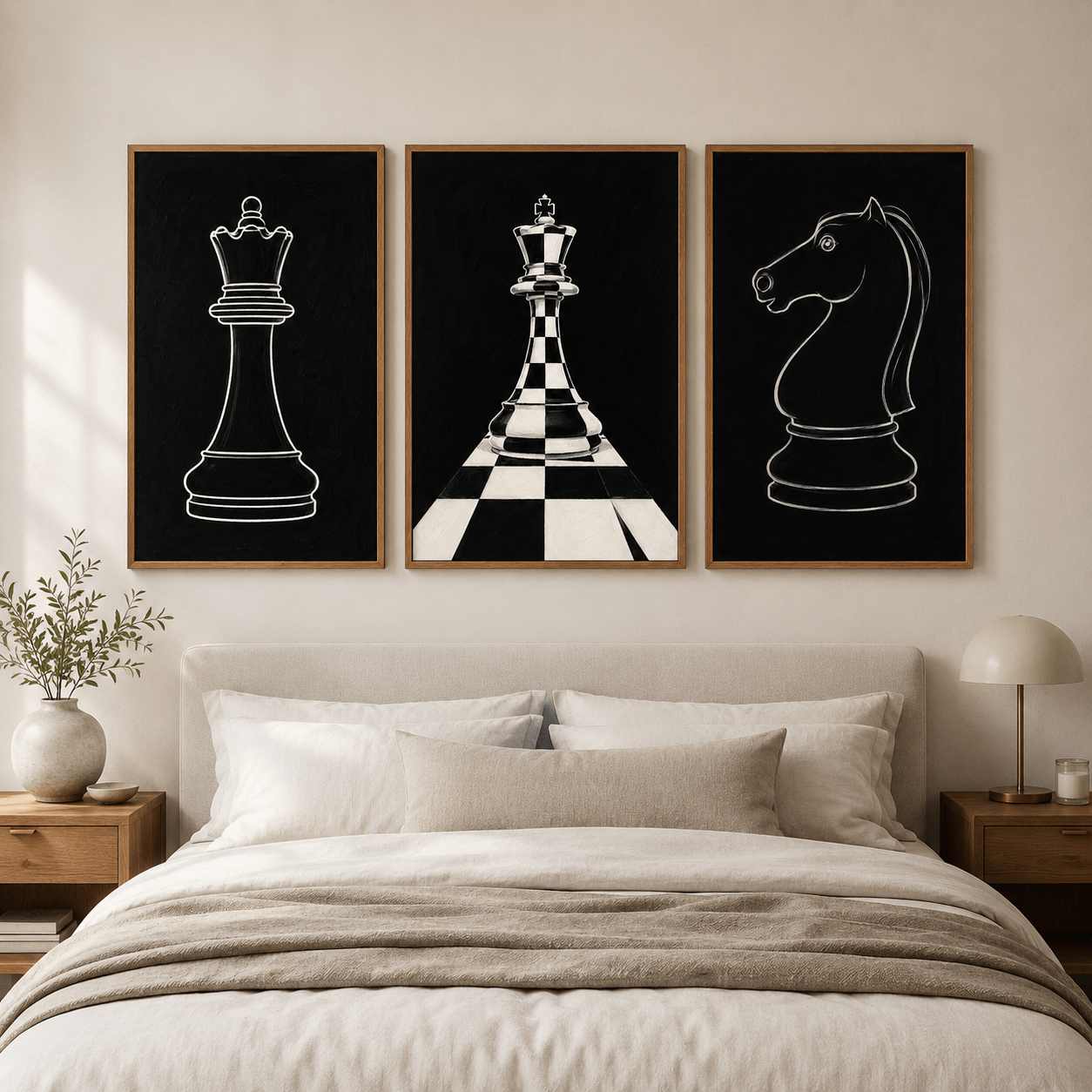 Chess Wall Art Canvas Print — Game of Kings by Rossetti Art