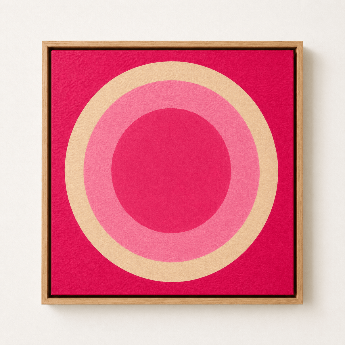 Circle Wall Art Canvas Print