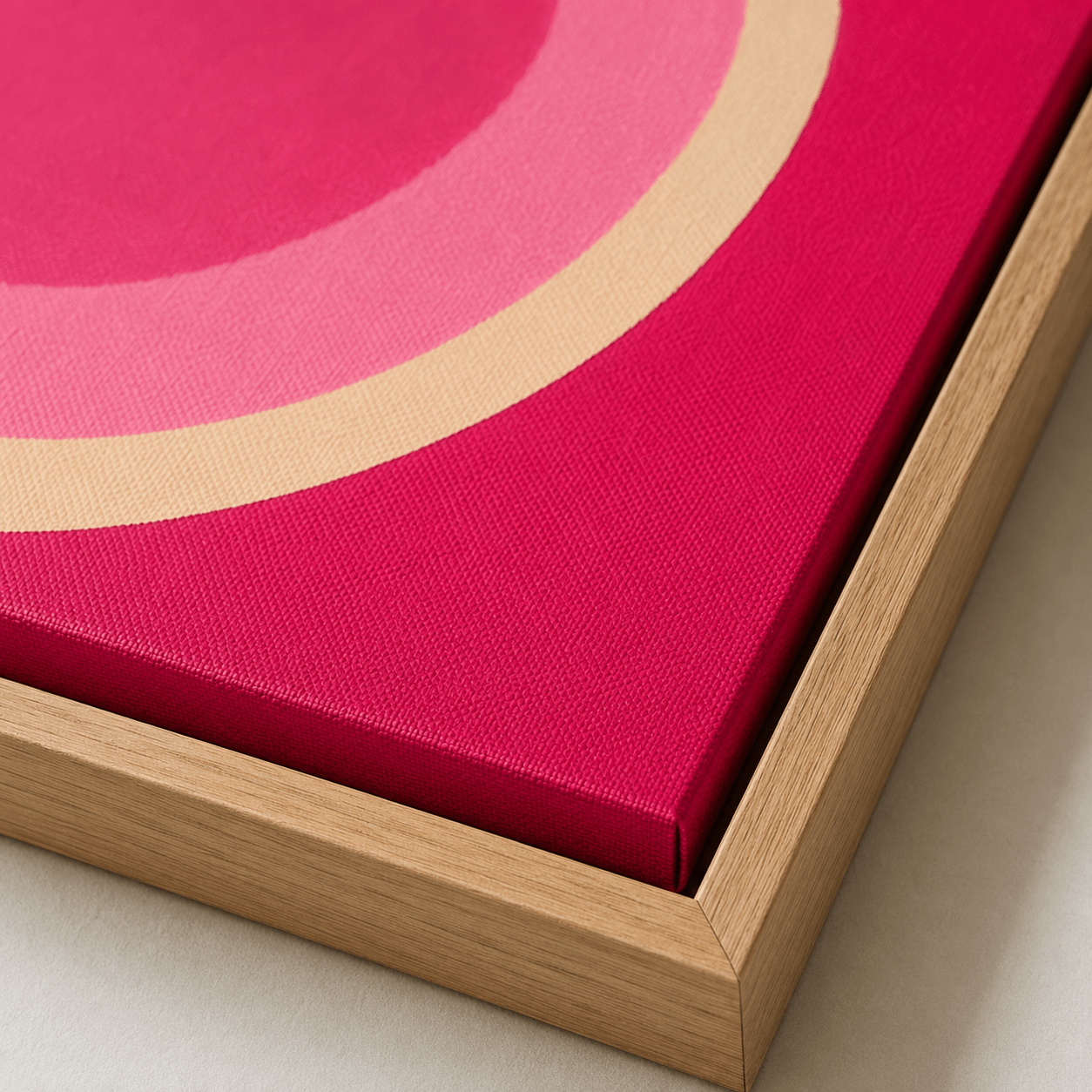 Circle Wall Art Canvas Print