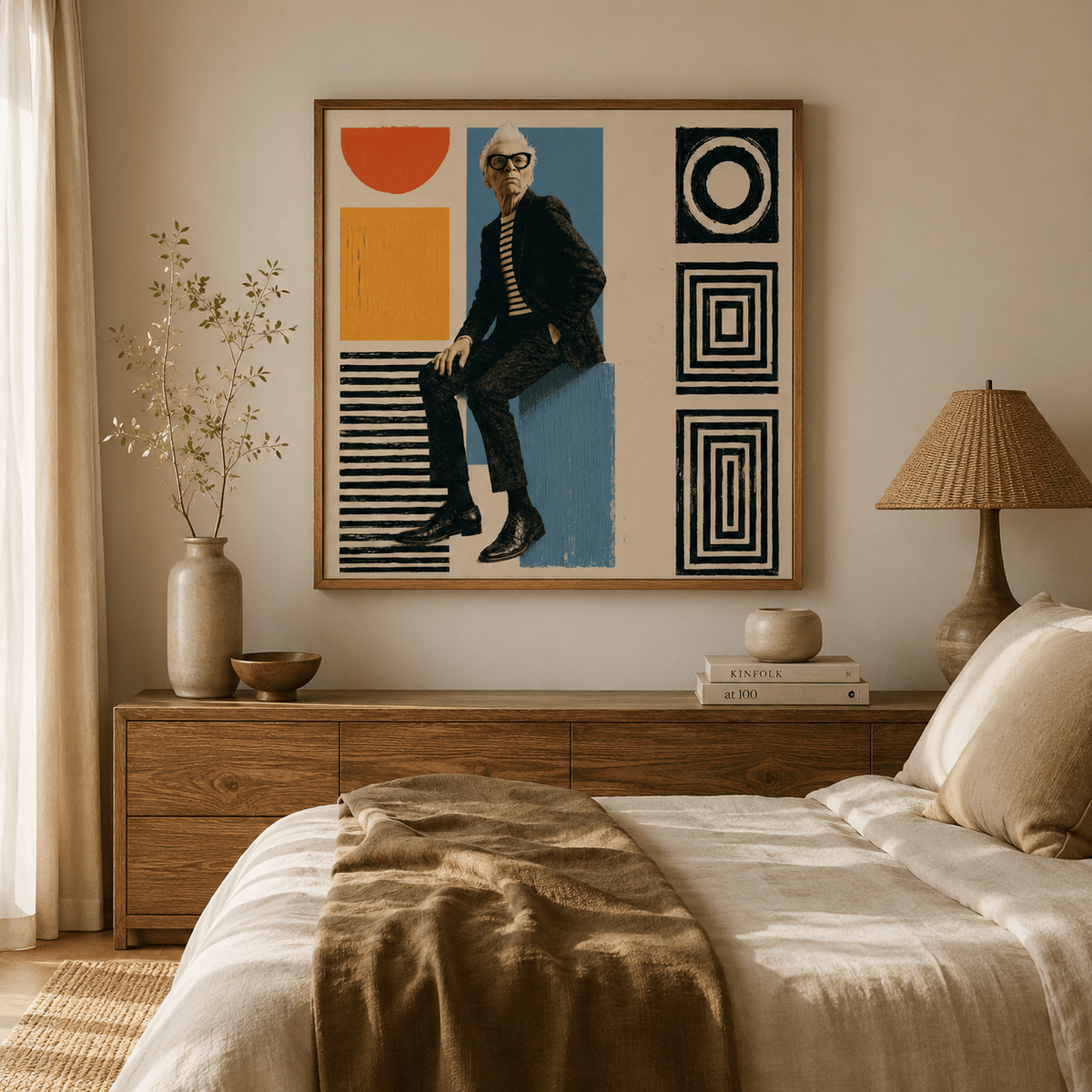 Collage Art Canvas Print — The Curator by Rossetti Art