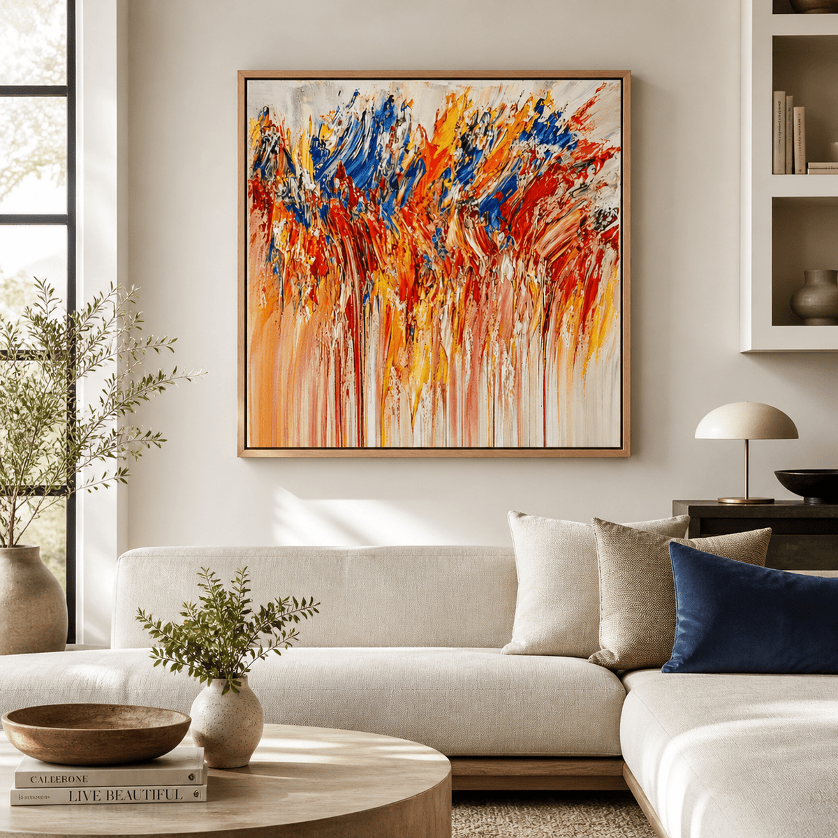 Colorful abstract art paintings
