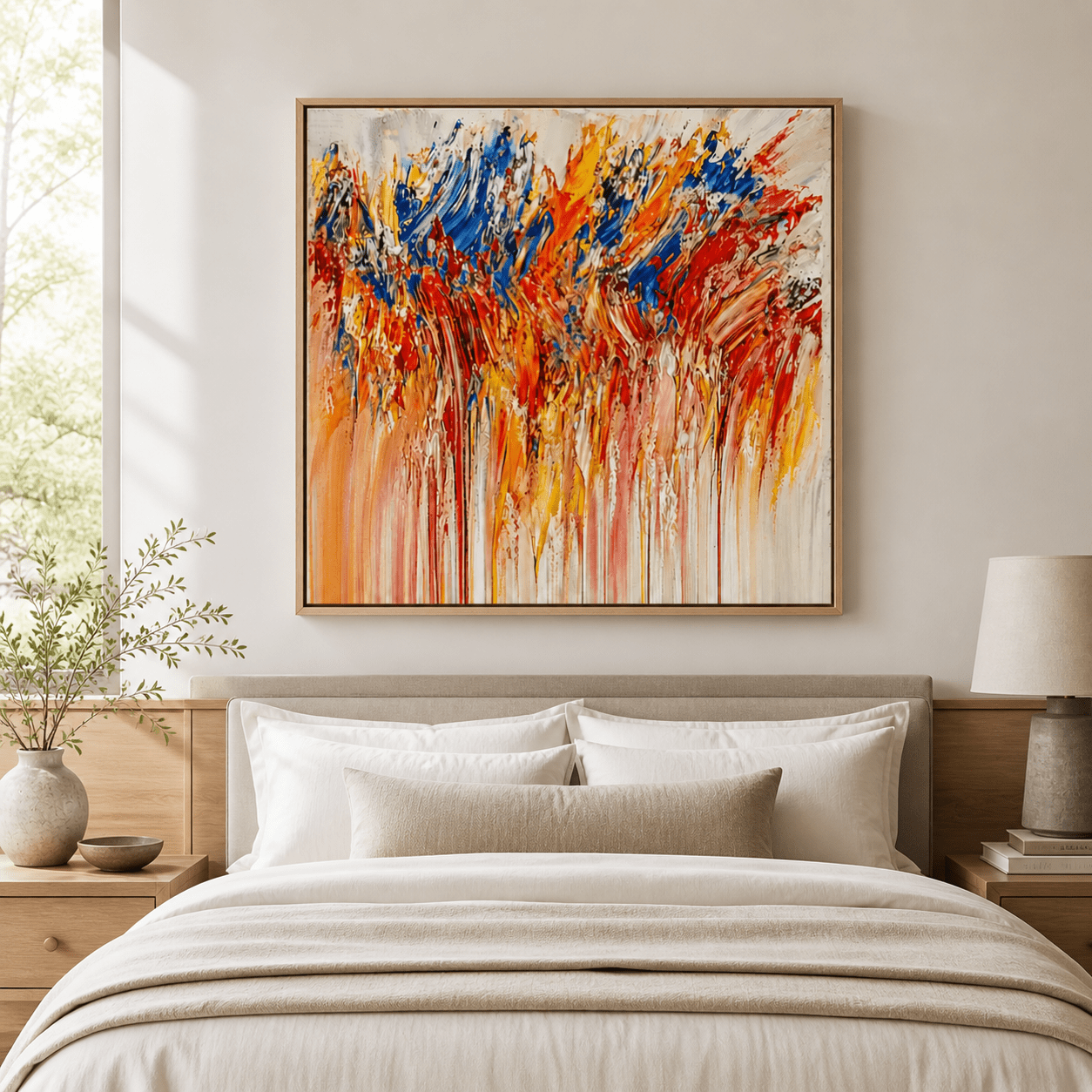 Colorful abstract art paintings