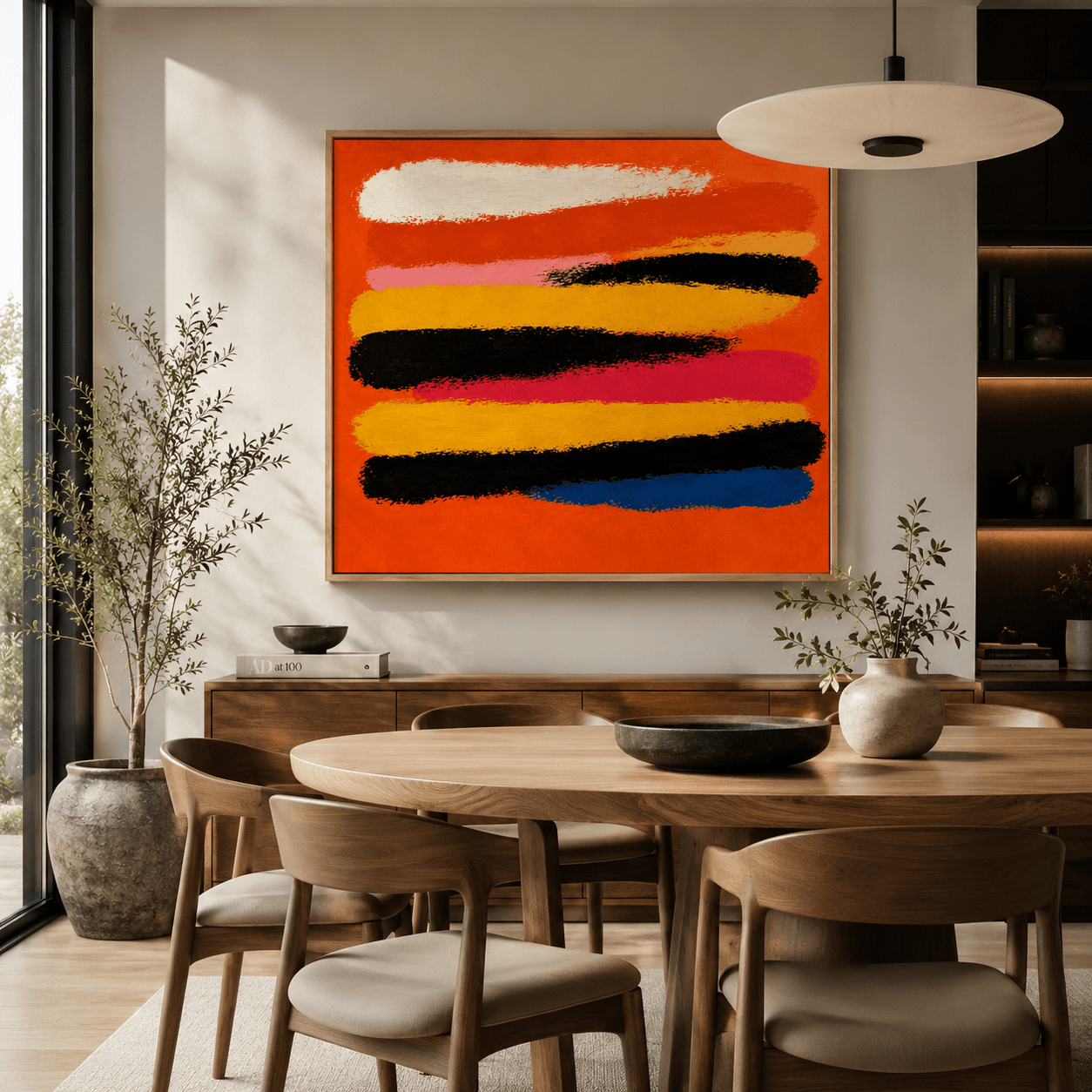 Colorful Abstract Canvas Print — Jazz by Rossetti Art
