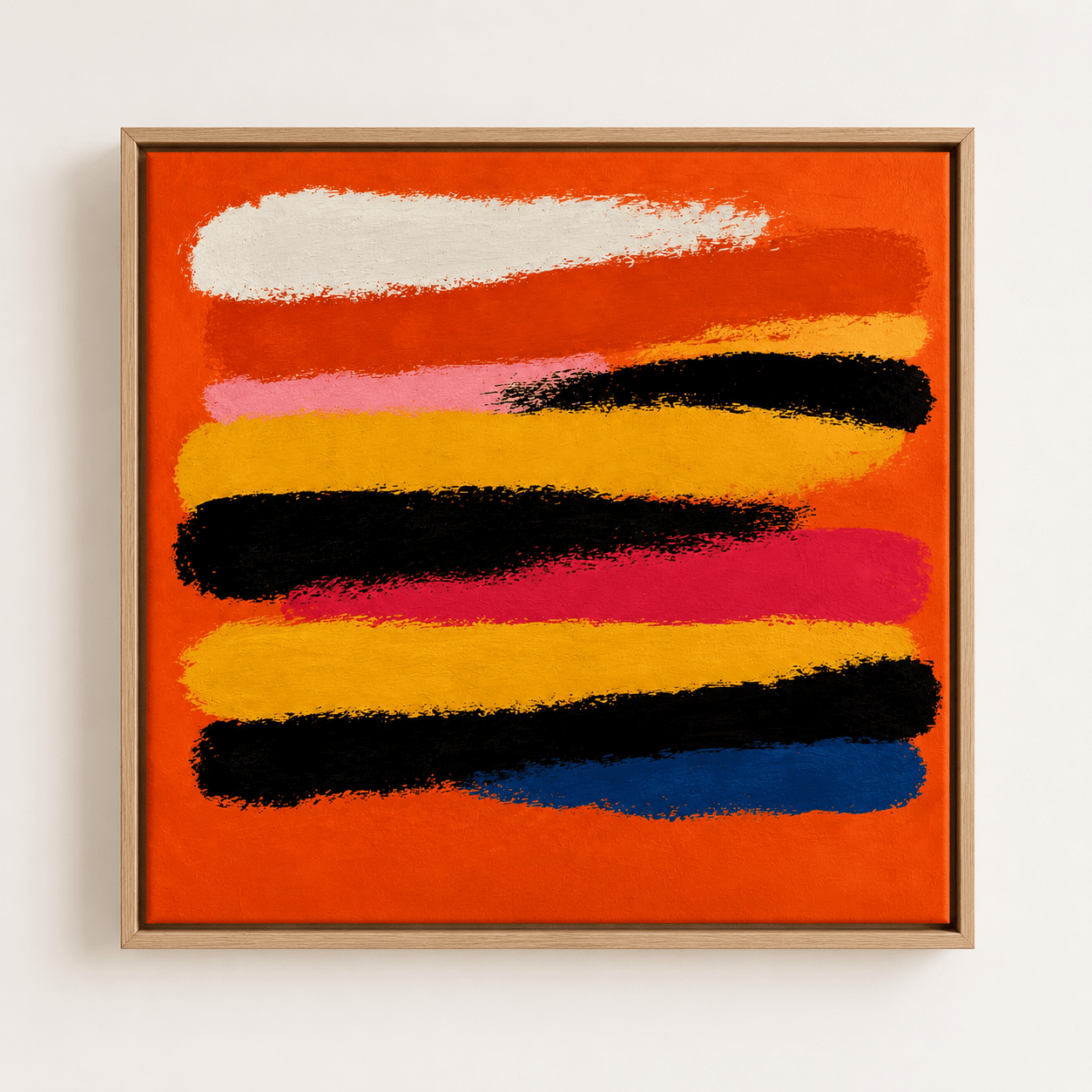 Colorful Abstract Canvas Print — Jazz by Rossetti Art