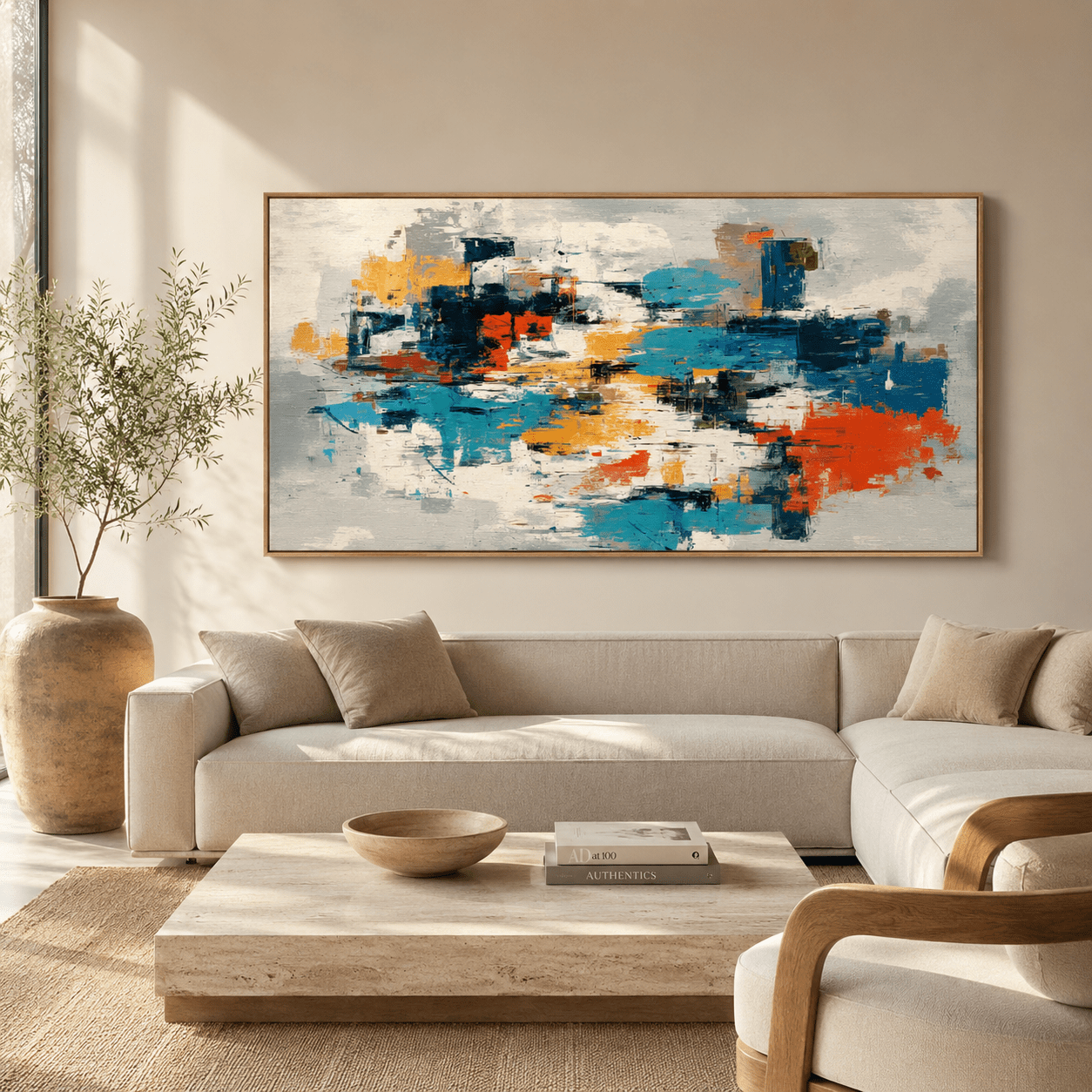 Contemporary Abstract Art Original Painting — Urban Drift by Rossetti Art