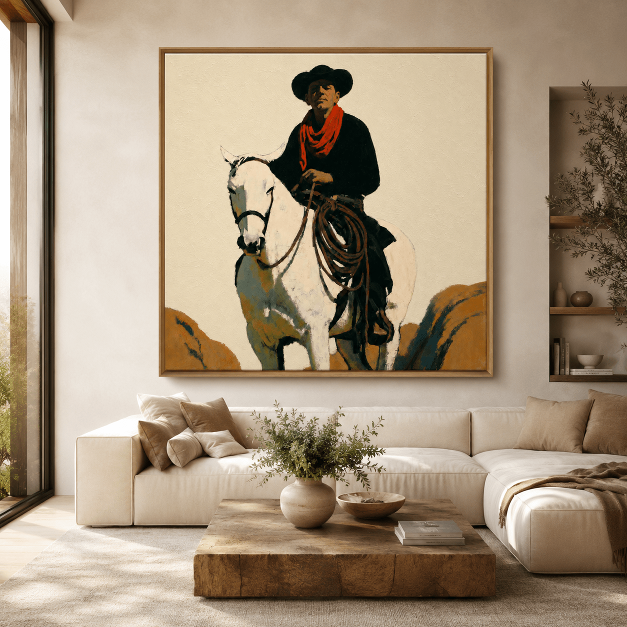 Cowboy Wall Art — The Wrangler by Rossetti Art