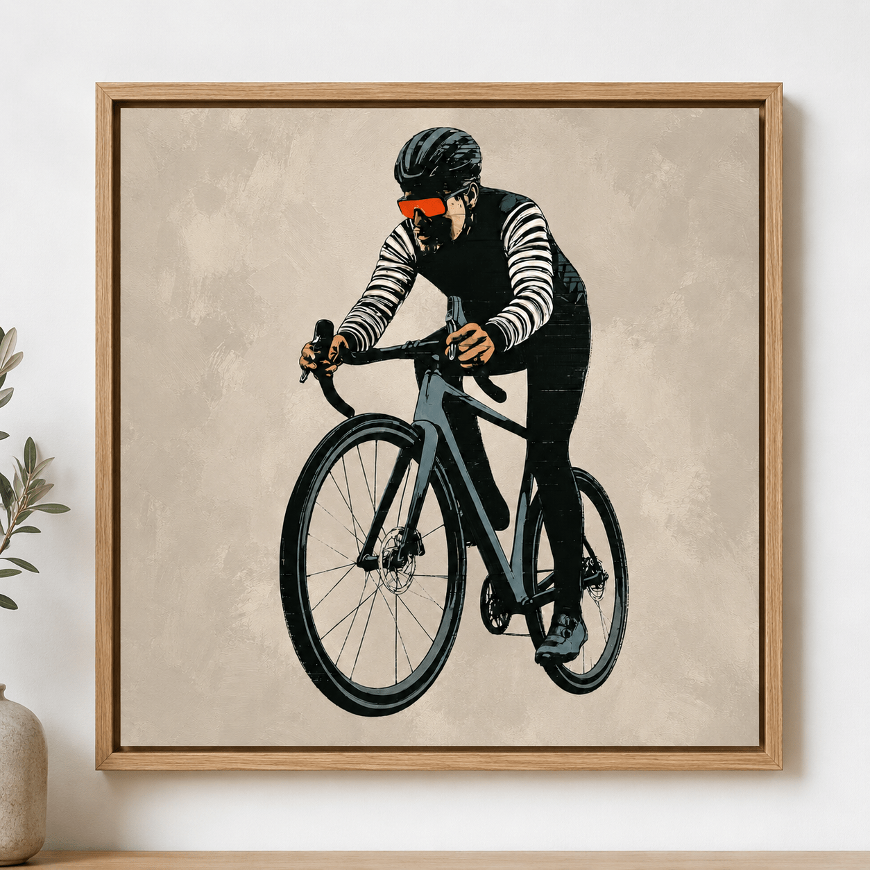 Cycling Wall Art Canvas Print — Cadence by Rossetti Art