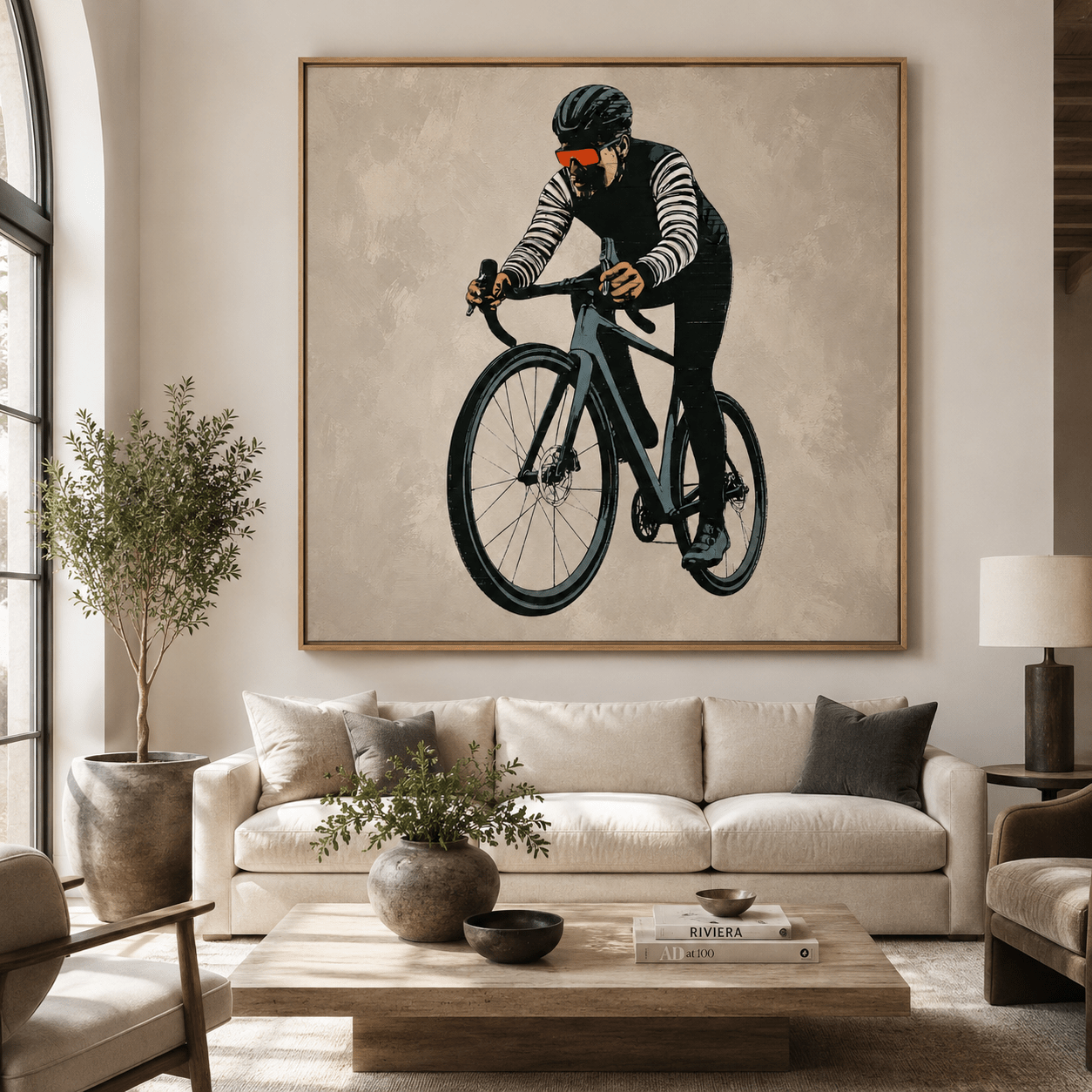Cycling Wall Art Canvas Print — Cadence by Rossetti Art