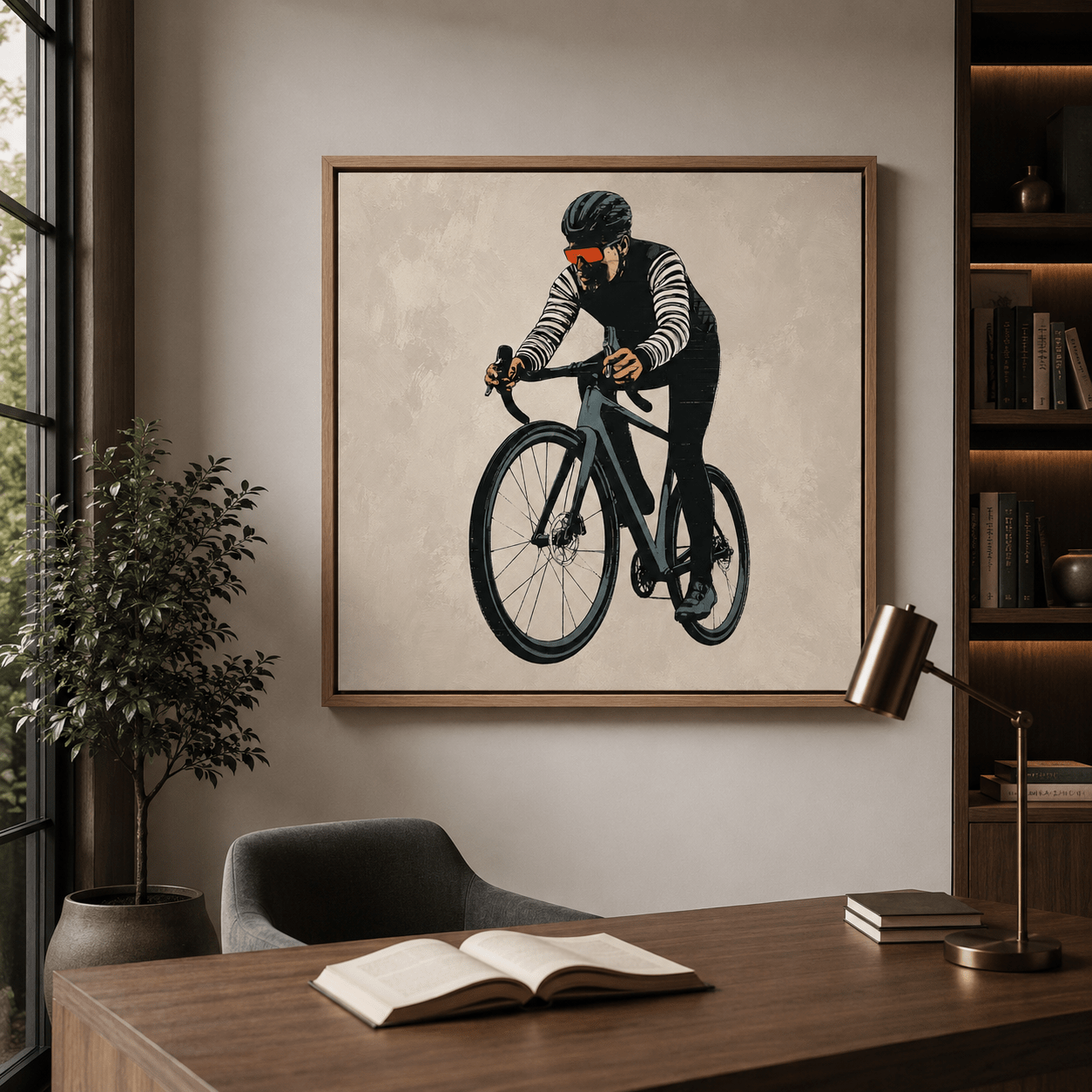 Cycling Wall Art Canvas Print — Cadence by Rossetti Art