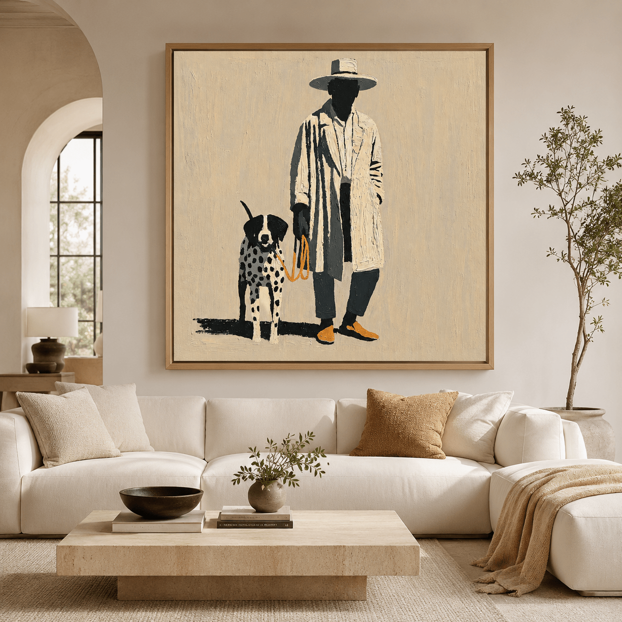 Dalmatian Wall Art Canvas Print — Promenade by Rossetti Art