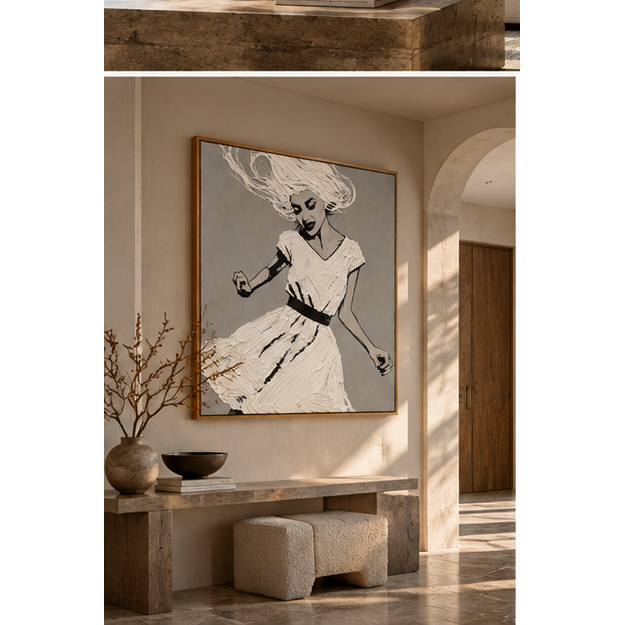 Dancing Woman Painting – Unbound by Rossetti Art