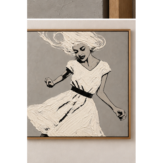 Dancing Woman Painting – Unbound by Rossetti Art