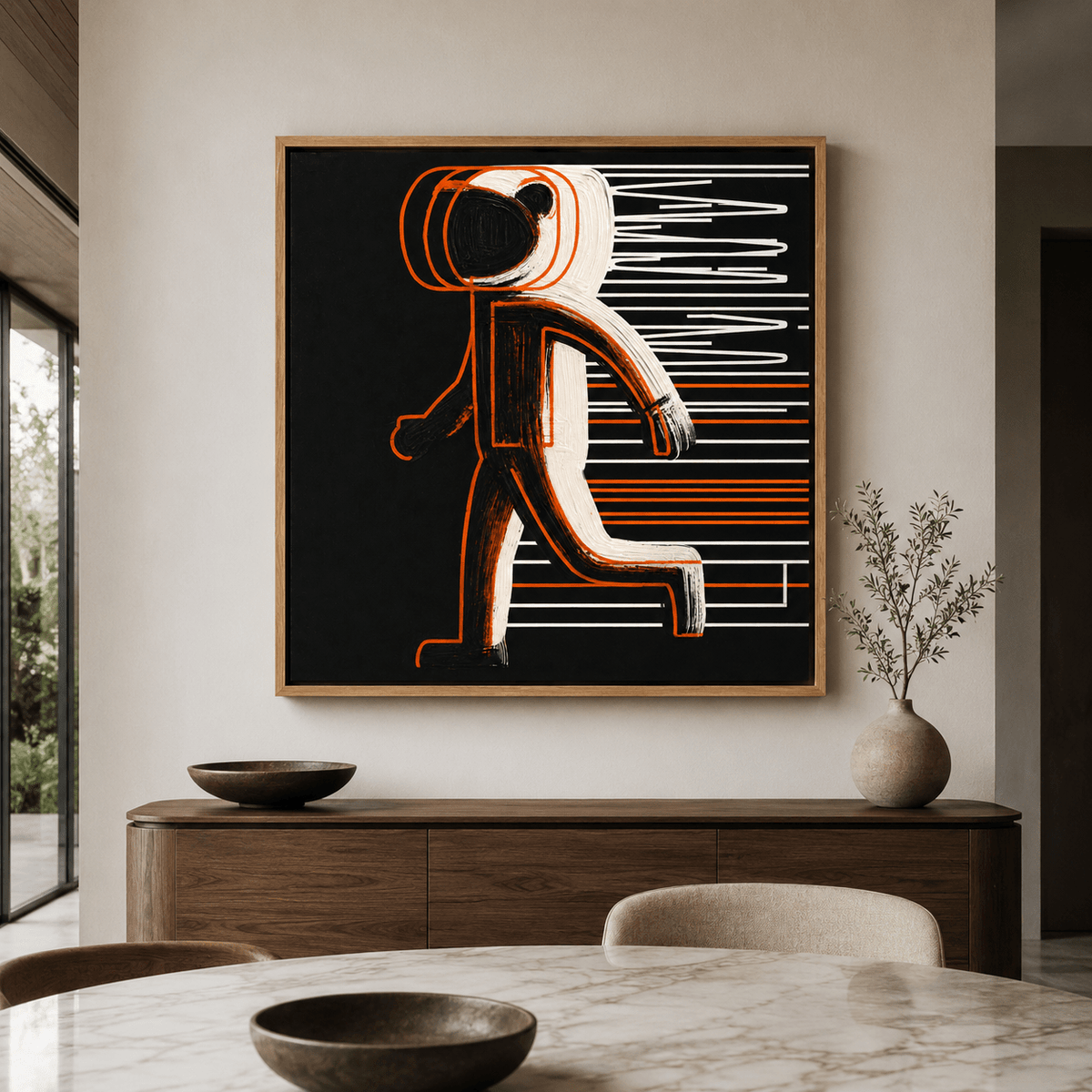 Dark Abstract Artwork — Velocity | Rossetti Art