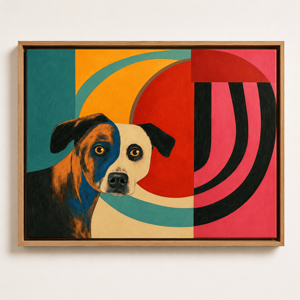 Dog Art Canvas Print — The Hound by Rossetti Art