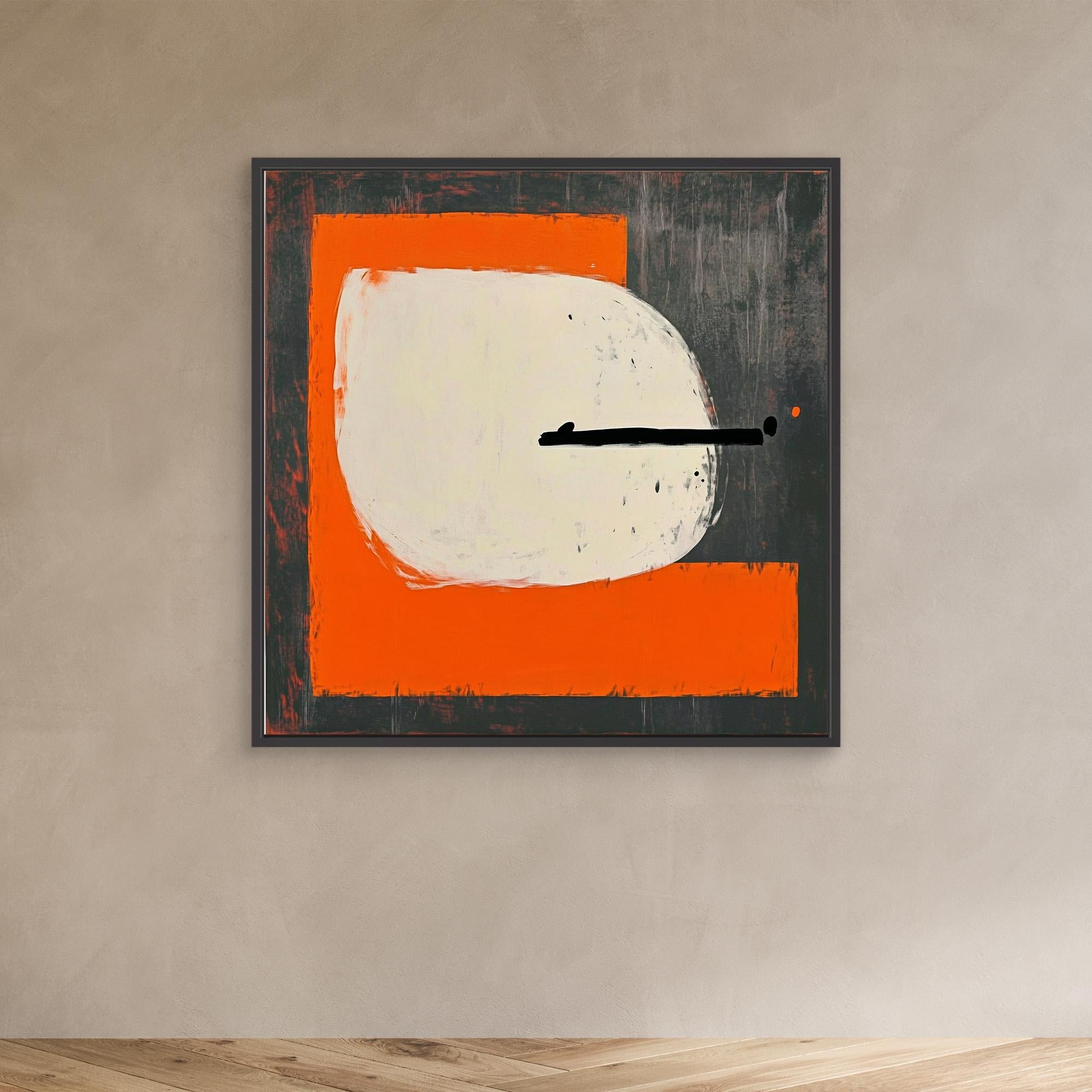 Canvas Print : Equilibrium in Motion - Minimalist Balance Abstract Wall Art | Modern