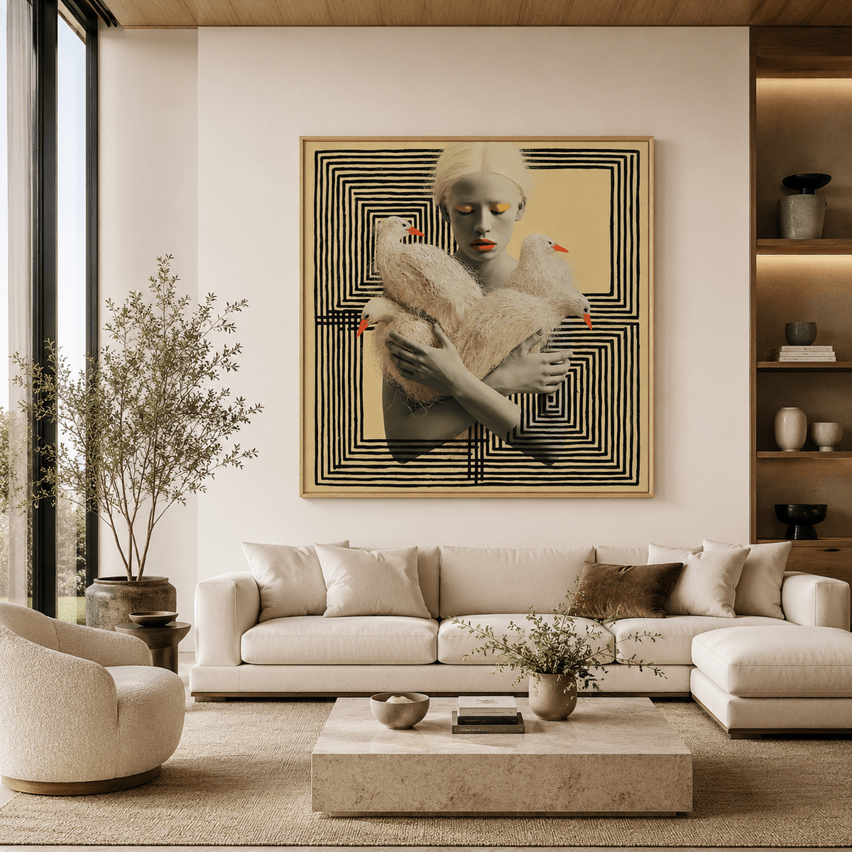 Eclectic Wall Art Canvas — The Keeper by Rossetti Art