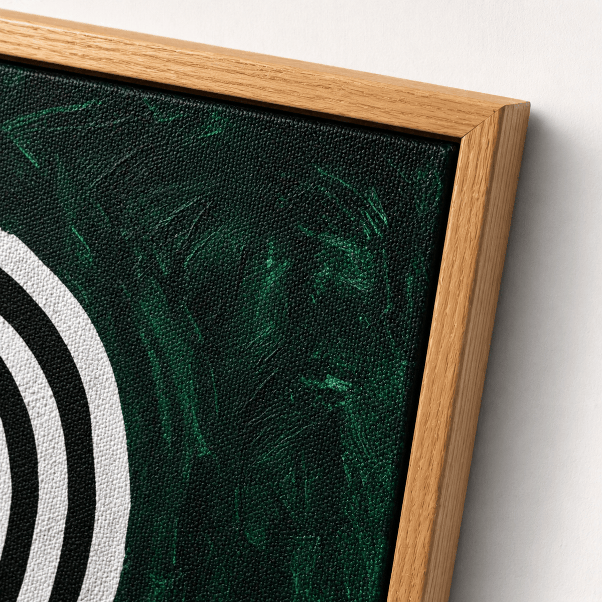 Emerald Green Wall Art Canvas Print — Emerald Diva by Rossetti Art