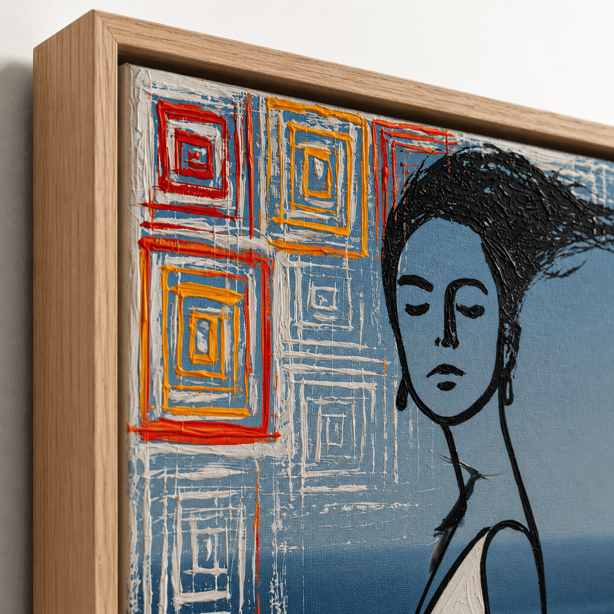 Figurative Canvas Print — Mistral | Rossetti Art