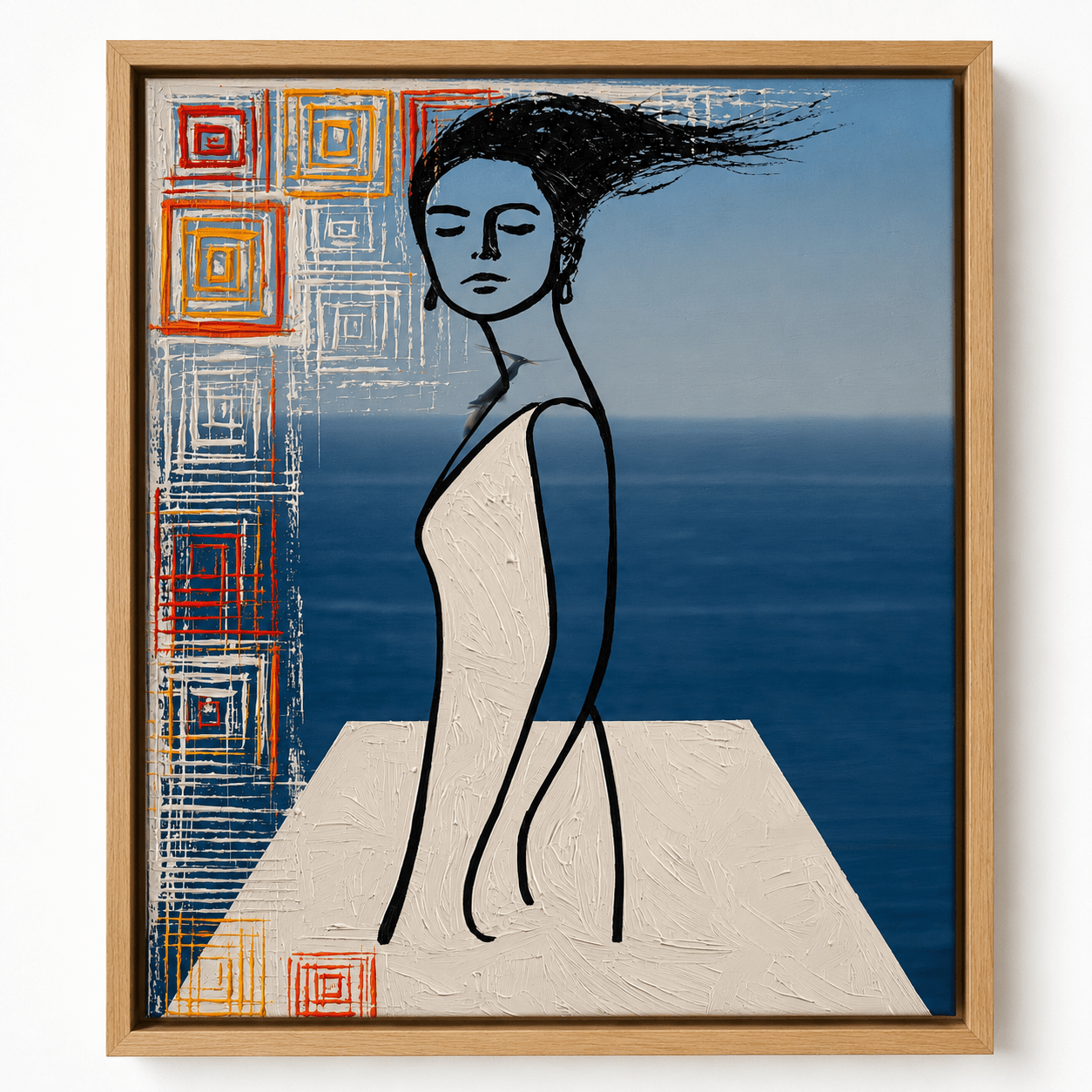Figurative Canvas Print — Mistral | Rossetti Art