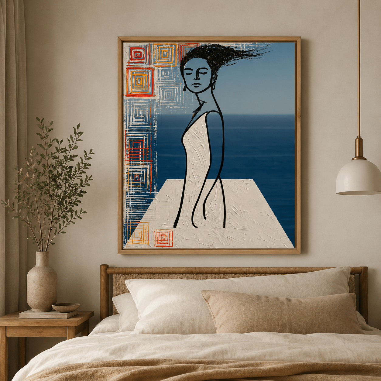 Figurative Canvas Print — Mistral | Rossetti Art