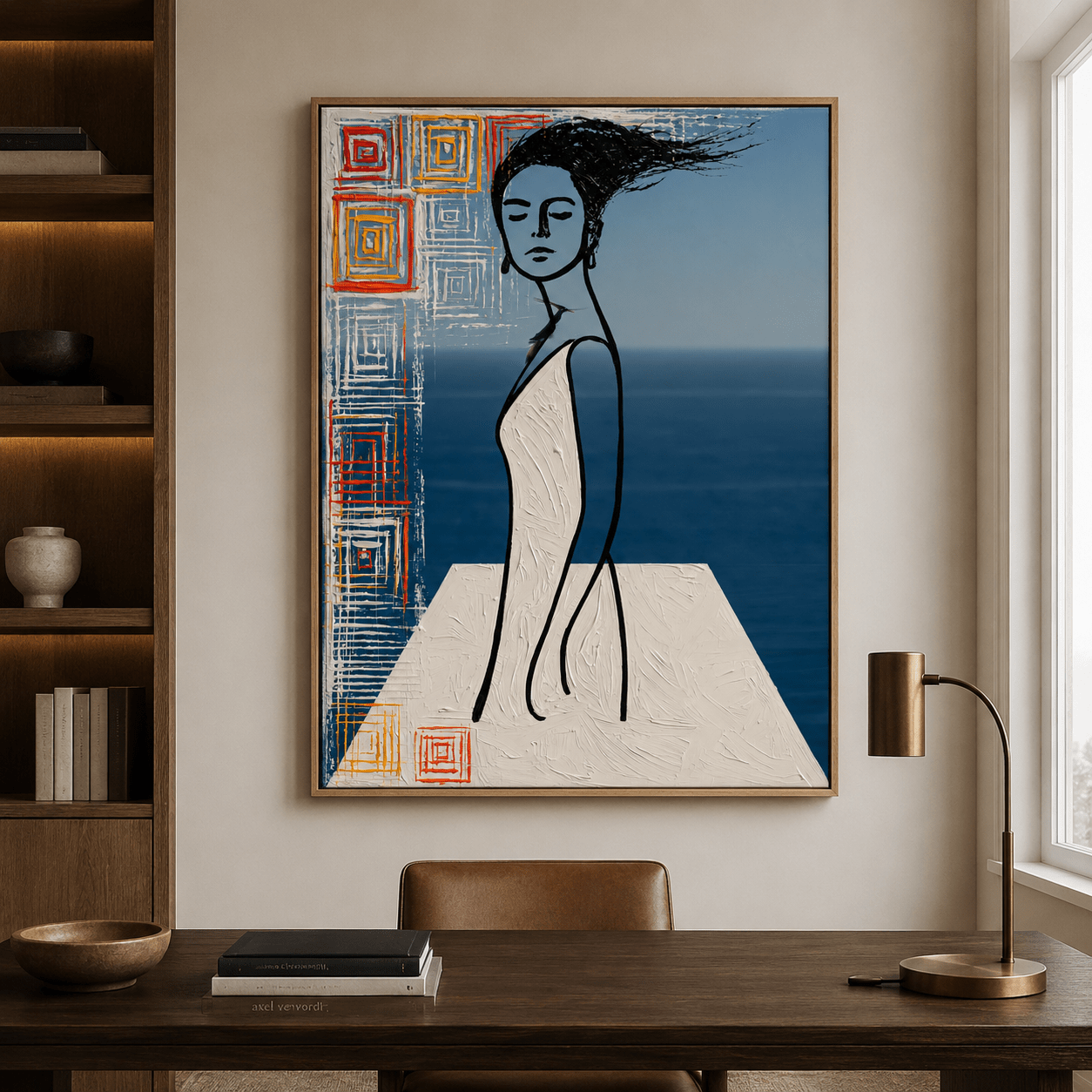 Figurative Canvas Print — Mistral | Rossetti Art