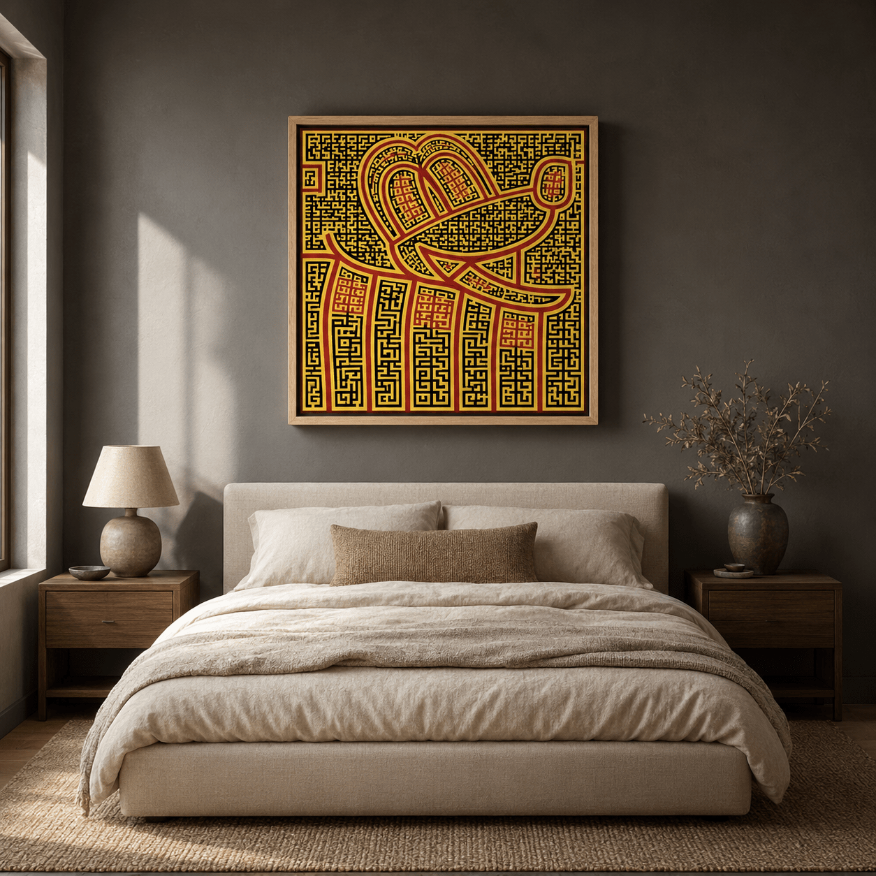Framed Contemporary Wall Art for Living Room - Carnival Mouse Sprint