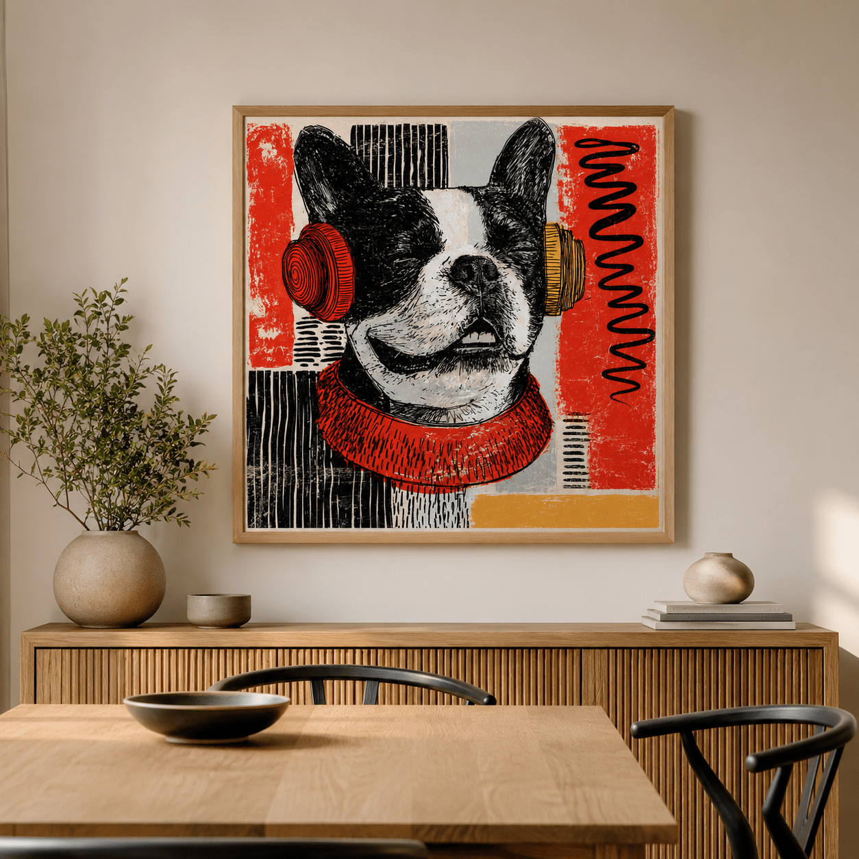 French Bulldog Wall Art Canvas Print — Woofer by Rossetti Art