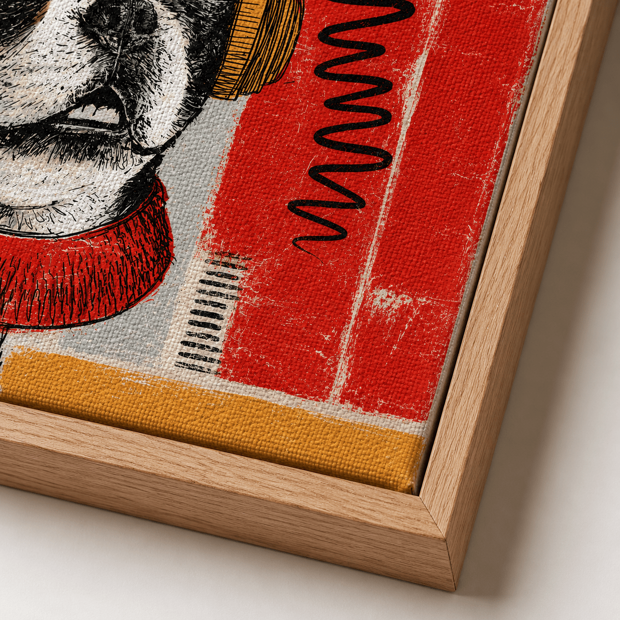 French Bulldog Wall Art Canvas Print — Woofer by Rossetti Art