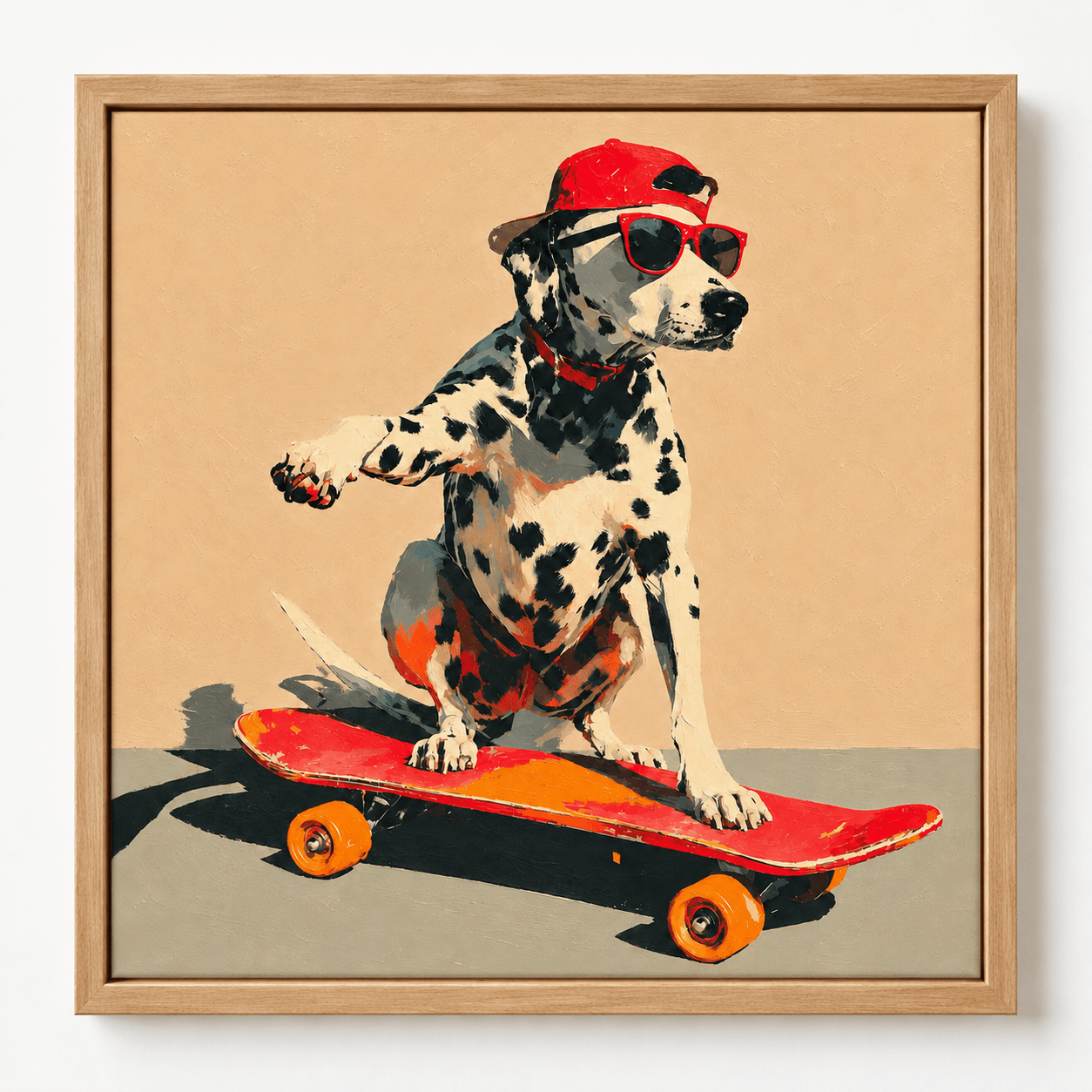 Funny Dog Wall Art Canvas Print — Rad by Rossetti Art