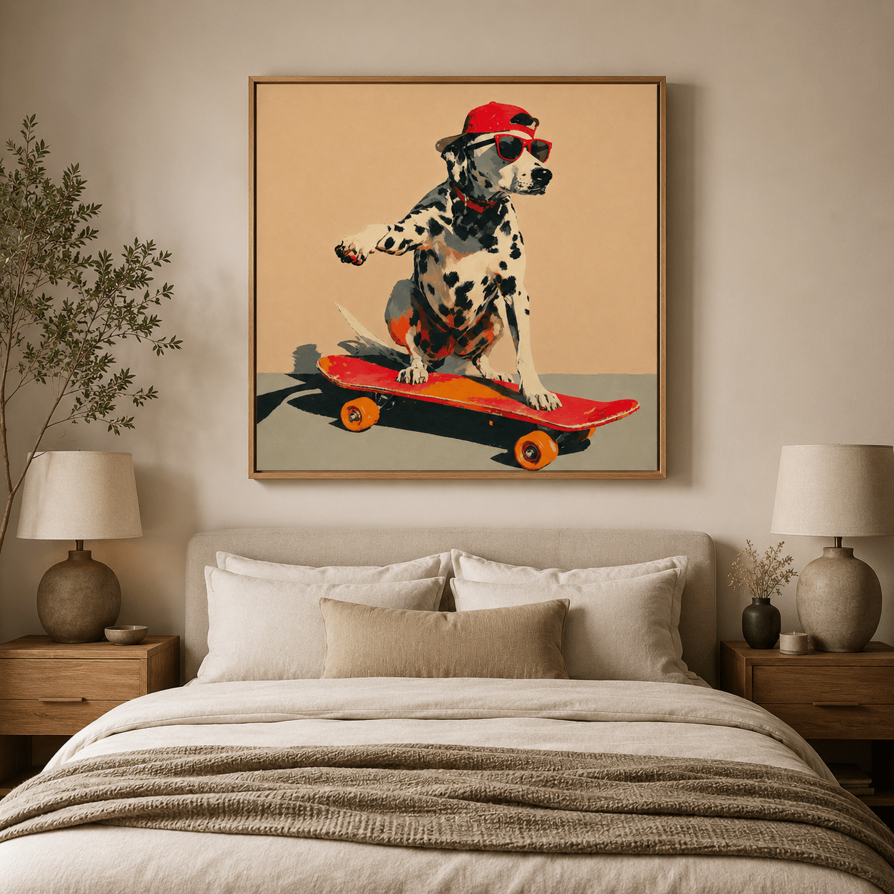 Funny Dog Wall Art Canvas Print — Rad by Rossetti Art