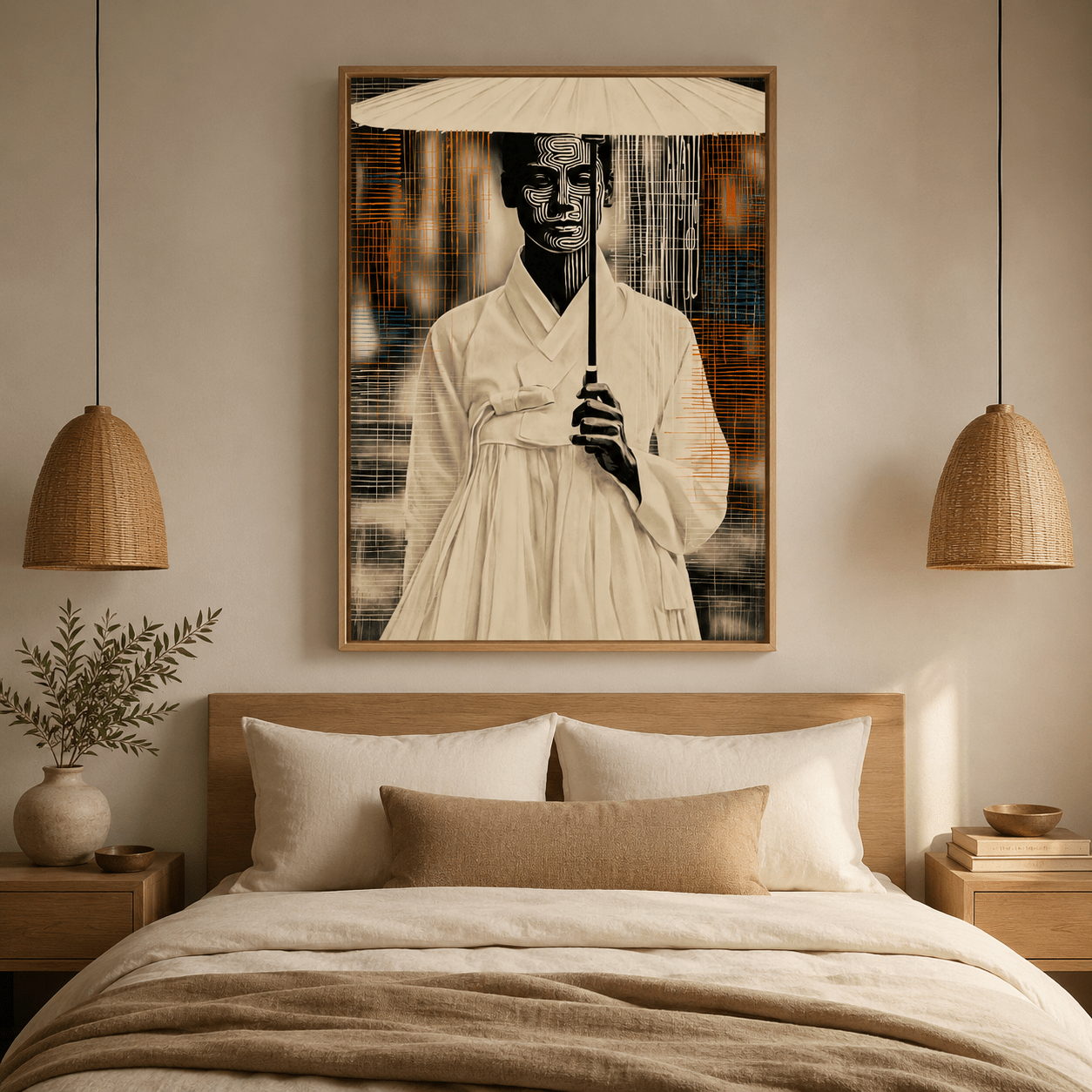 Geisha Art Canvas Print — Cipher by Rossetti Art