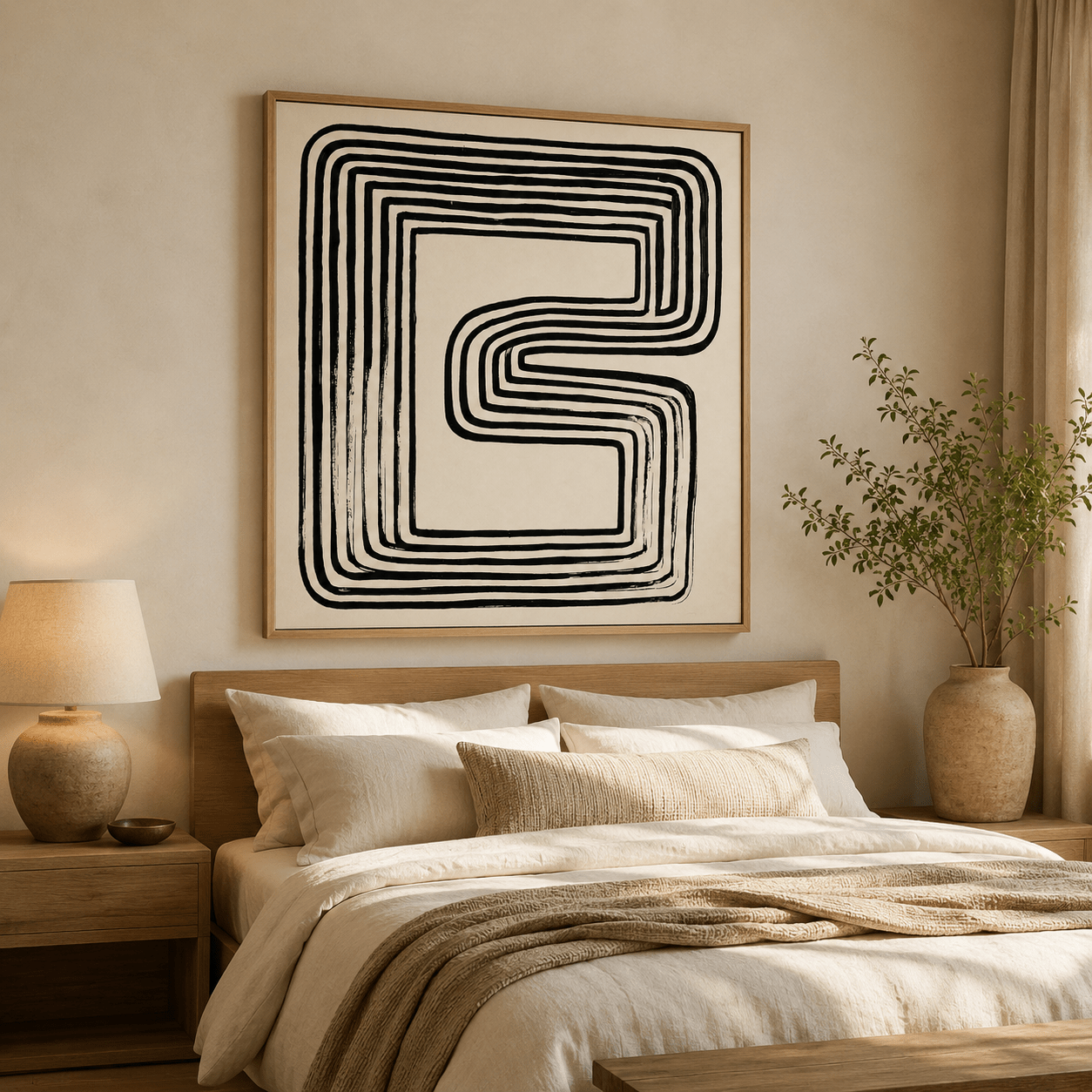 Geometric Wall Art Canvas Print — Aperture by Rossetti Art