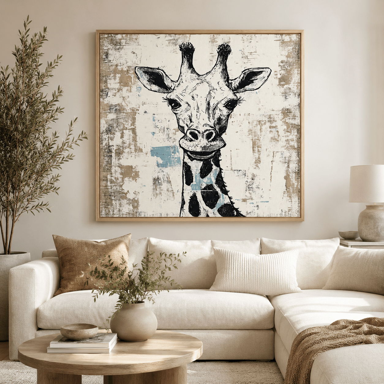 Giraffe Art Print — Long Neck by Rossetti Art
