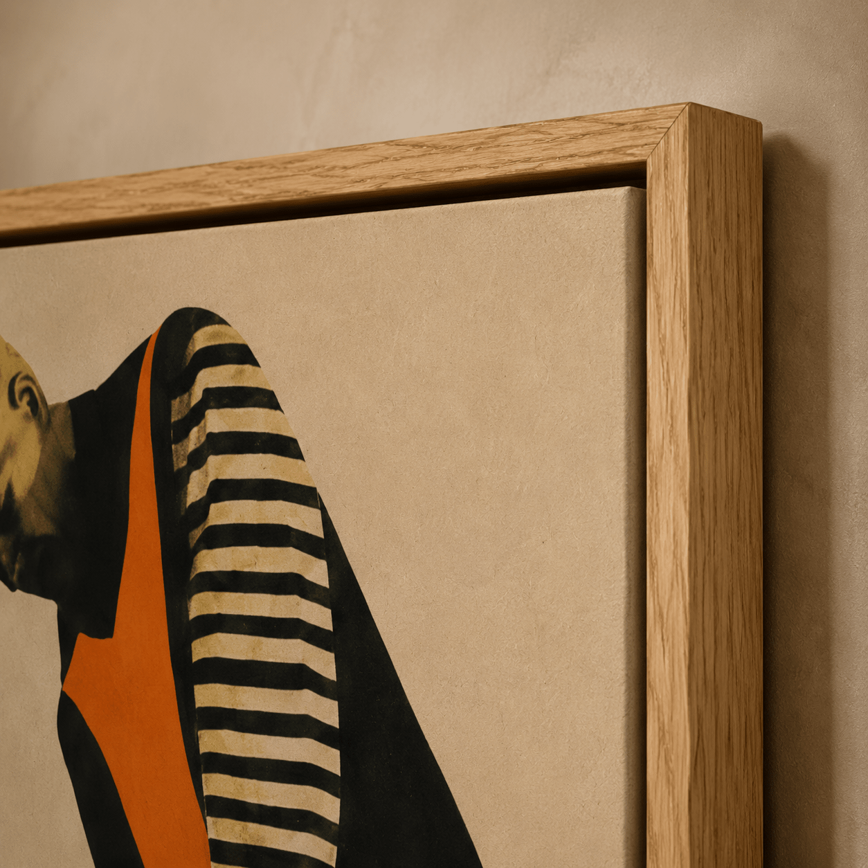 Close-up detail of golf wall art canvas print – The Quiet Putt by Rossetti Art