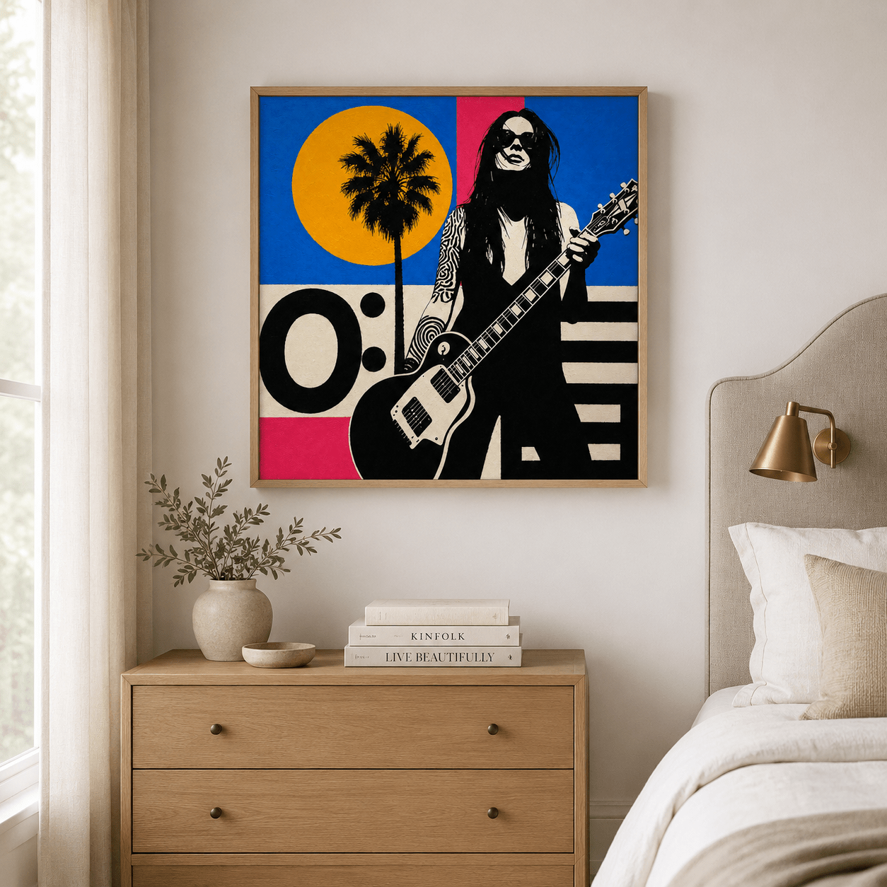 Guitar Wall Art Canvas Print — Electric by Rossetti Art