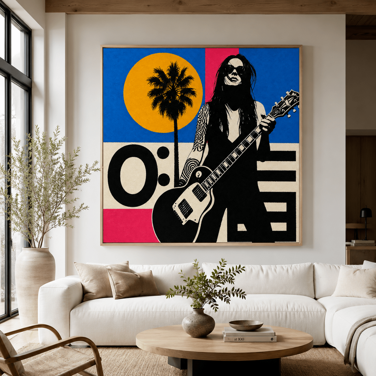 Guitar Wall Art Canvas Print — Electric by Rossetti Art