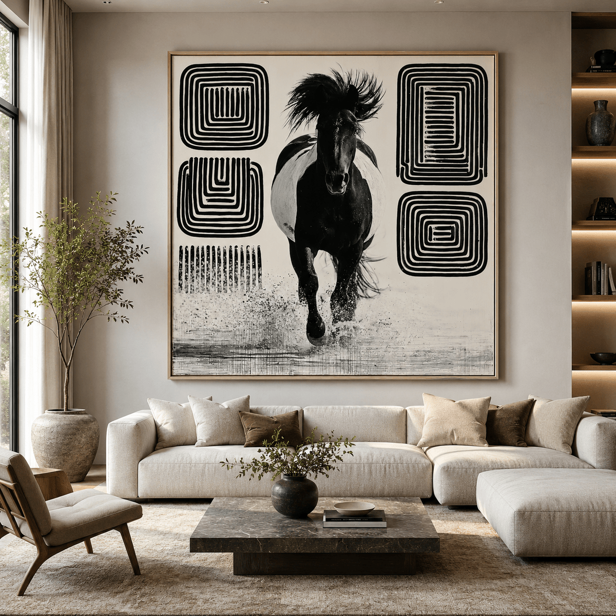 Horse Canvas Wall Art — Surge by Rossetti Art