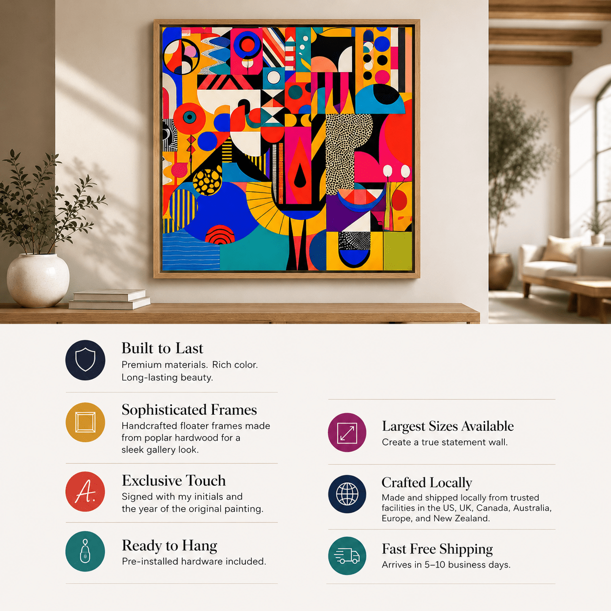 Maximalist Wall Art Canvas Print — Pattern Riot by Rossetti Art