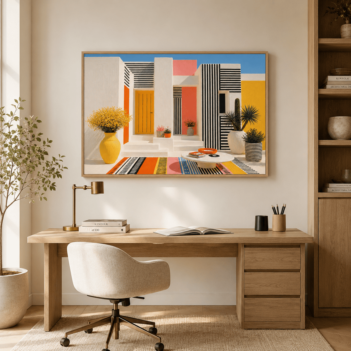 Mediterranean Canvas Print — Cycladic Summer by Rossetti Art