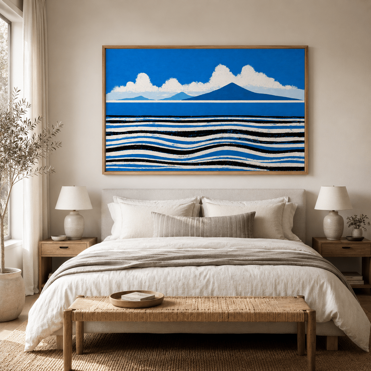 Mediterranean Sea Canvas Print — Surge by Rossetti Art