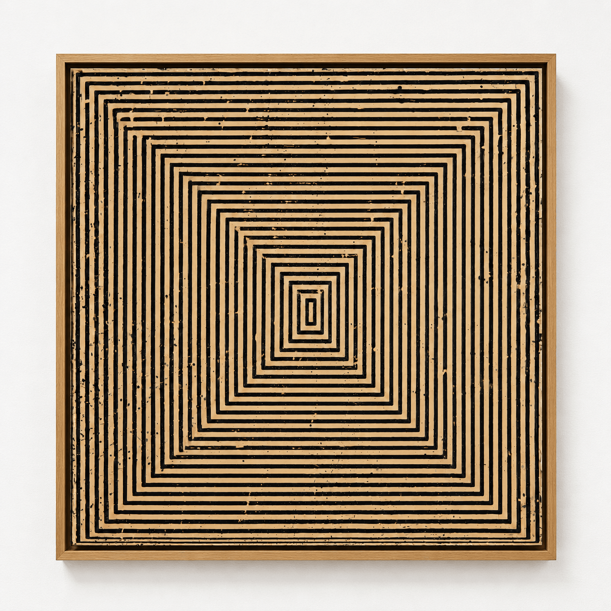 Mid Century Modern Geometric Art Canvas Print — Gravity by Rossetti Art