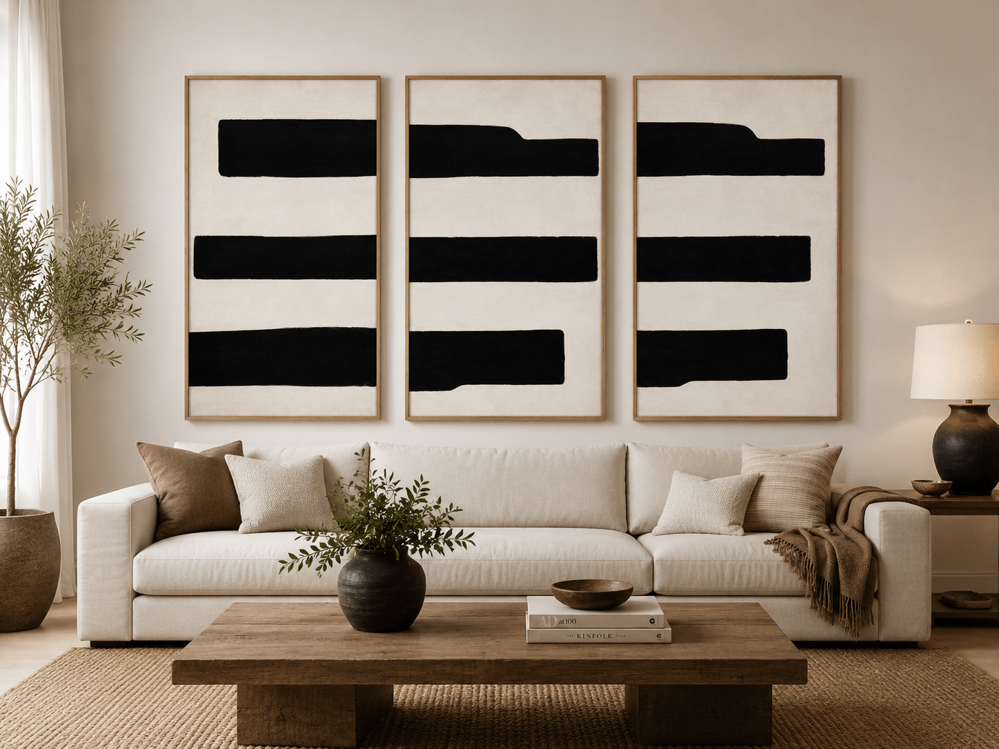 Minimalist Abstract Painting Original — Still Strata Set of 3 by Rossetti Art modern abstract canvas wall art by Rossetti Art – luxury interior design artwork for living room, bedroom, office – Bedroom Original Paintings Living Room Original Paintings Original Black & White