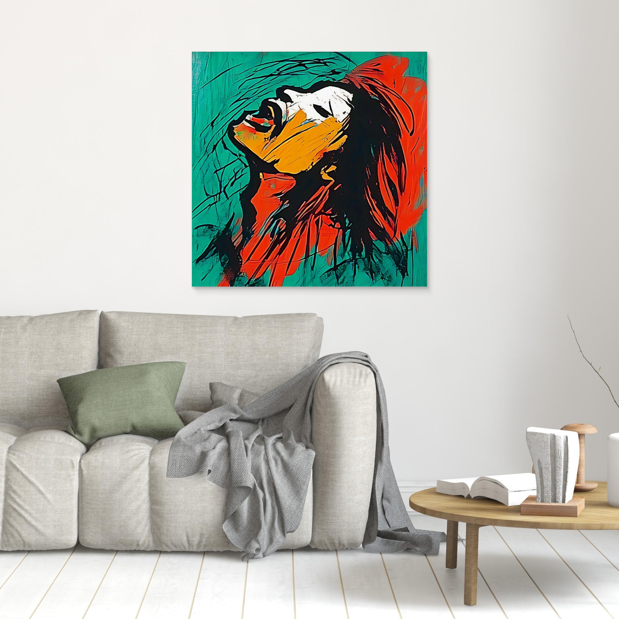 Canvas Print: Unleashed Emotion – Large Canvas Wall Art