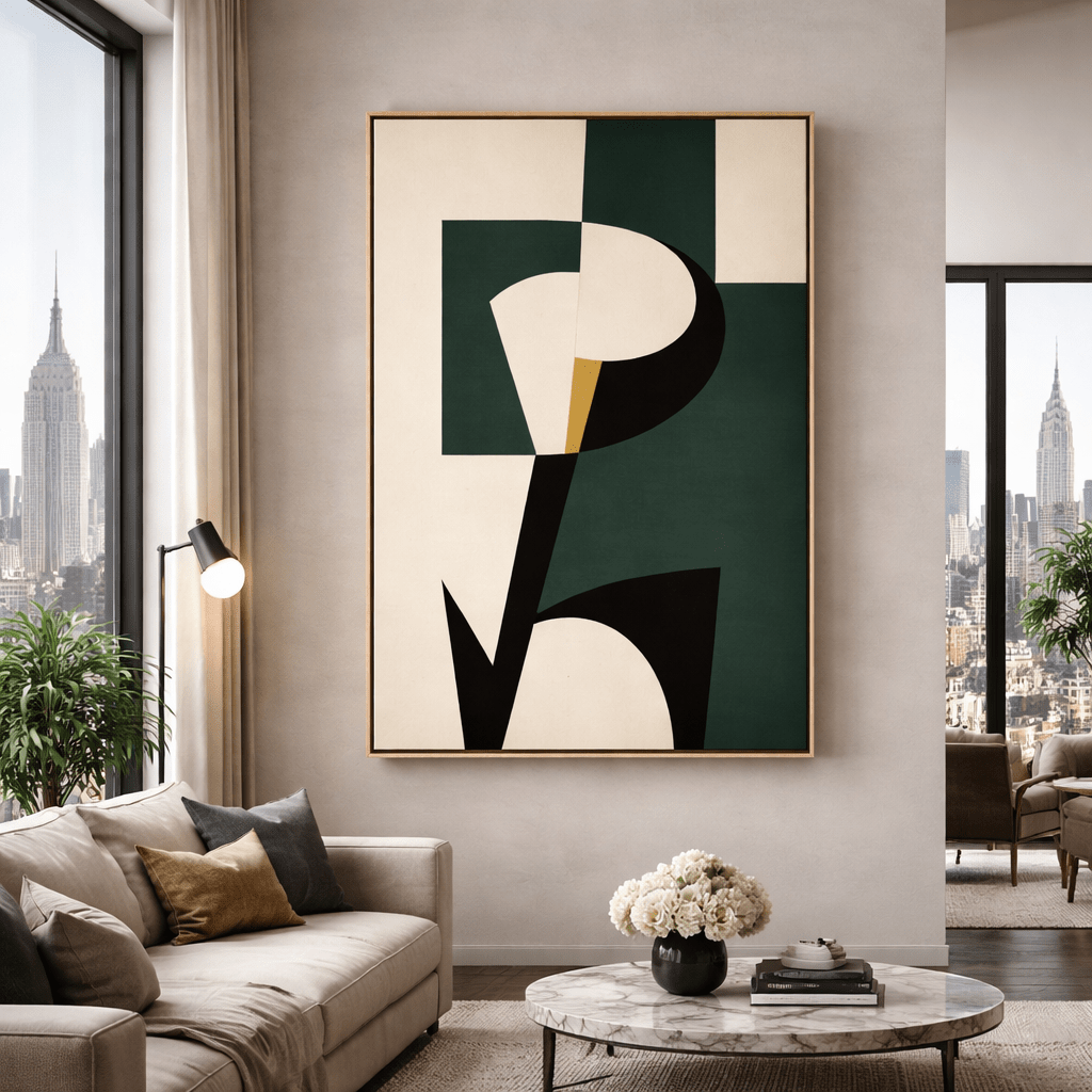 Modern Abstract Canvas Print for Living Room – Luxury Geometric Wall Art by Chiara Rossetti modern abstract canvas wall art by Rossetti Art – luxury interior design artwork for living room, bedroom, office – abstractnew modern abstract modern abstract artwork